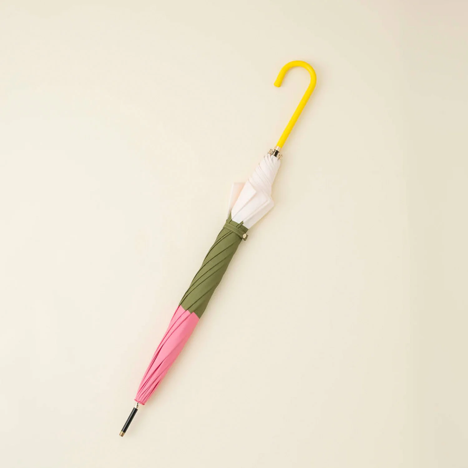 Flower Petal Umbrella - Khaki - Image 3
