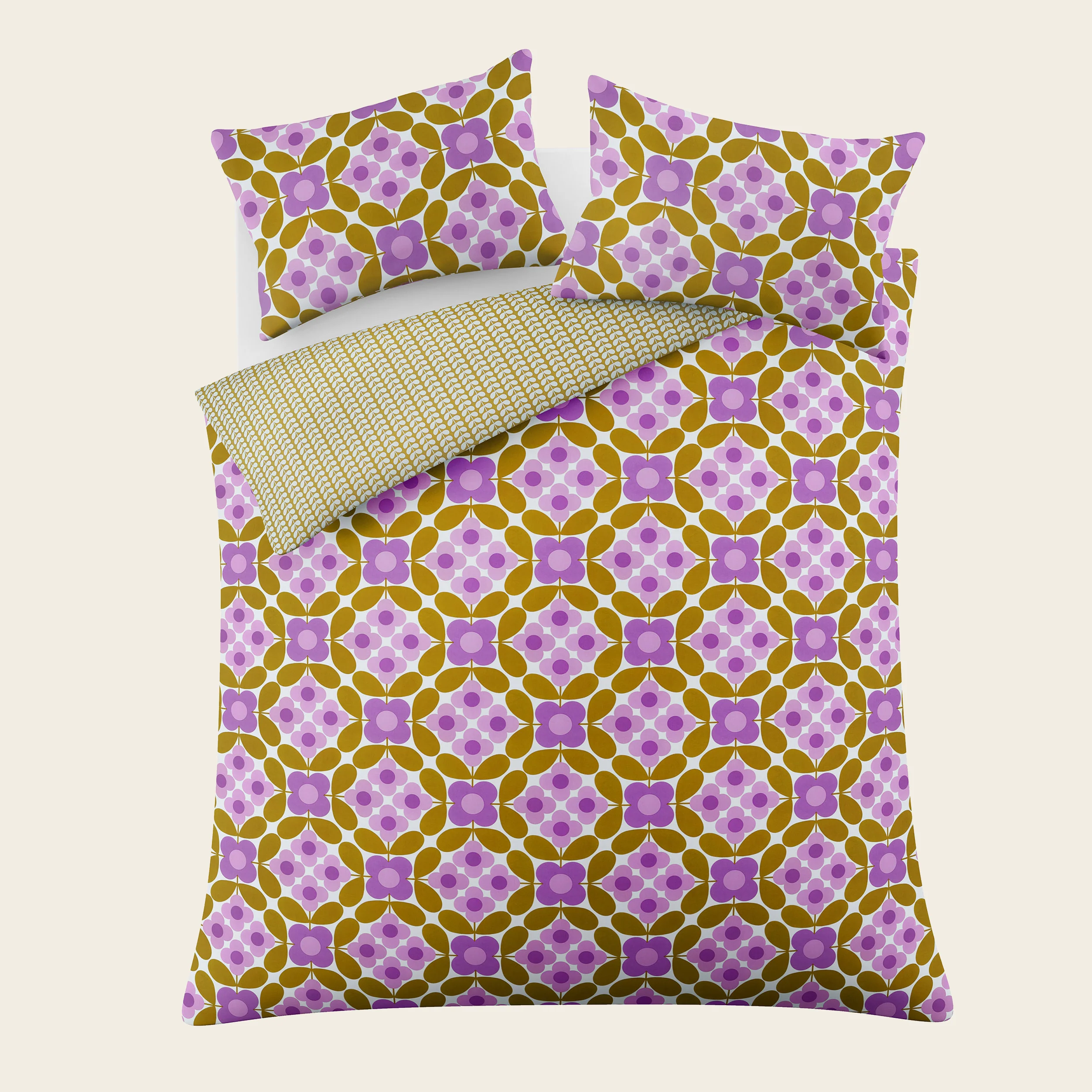 Flower Tile Bed Linen Set - Image 3