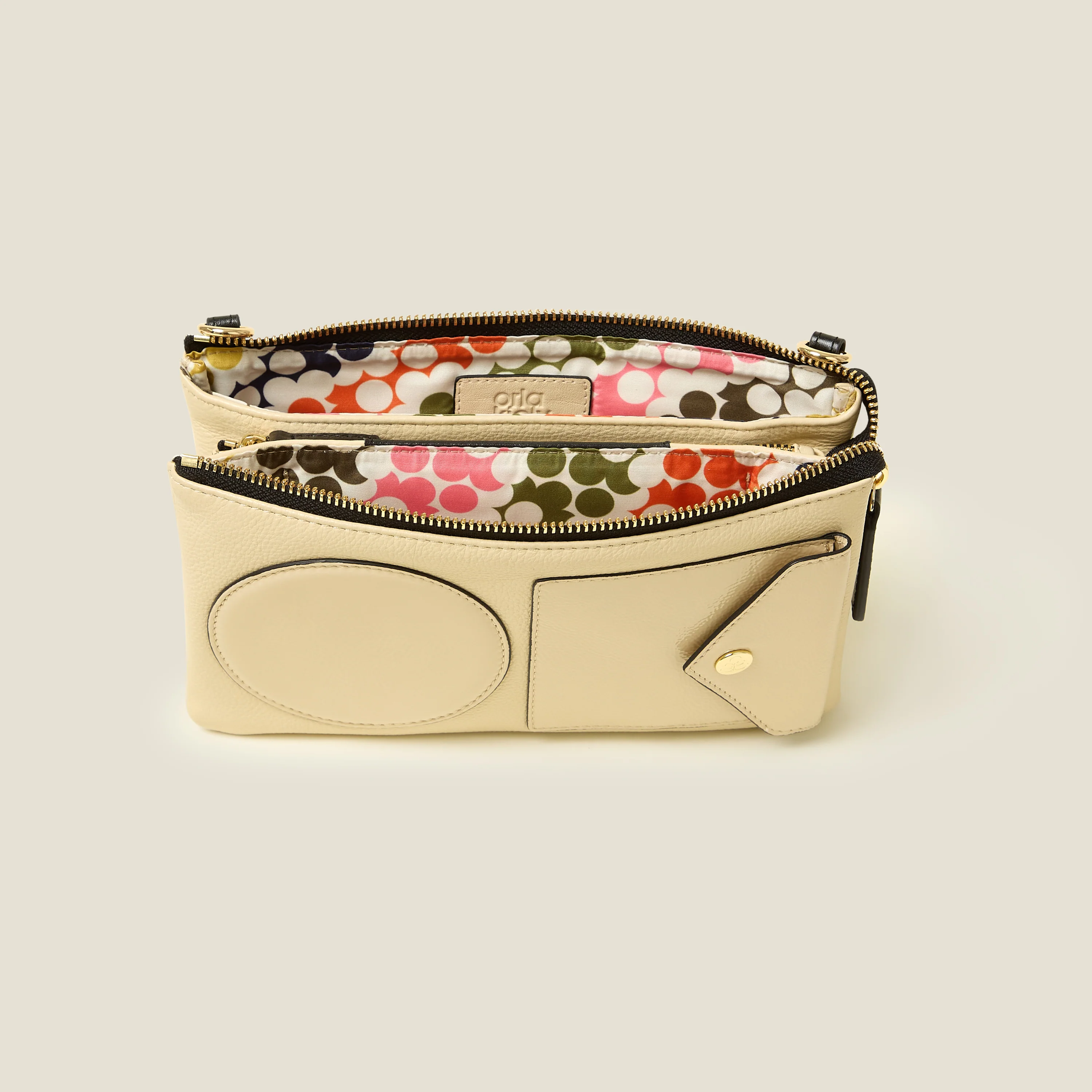 Folio Crossbody - OK Applique Cream - Image 4