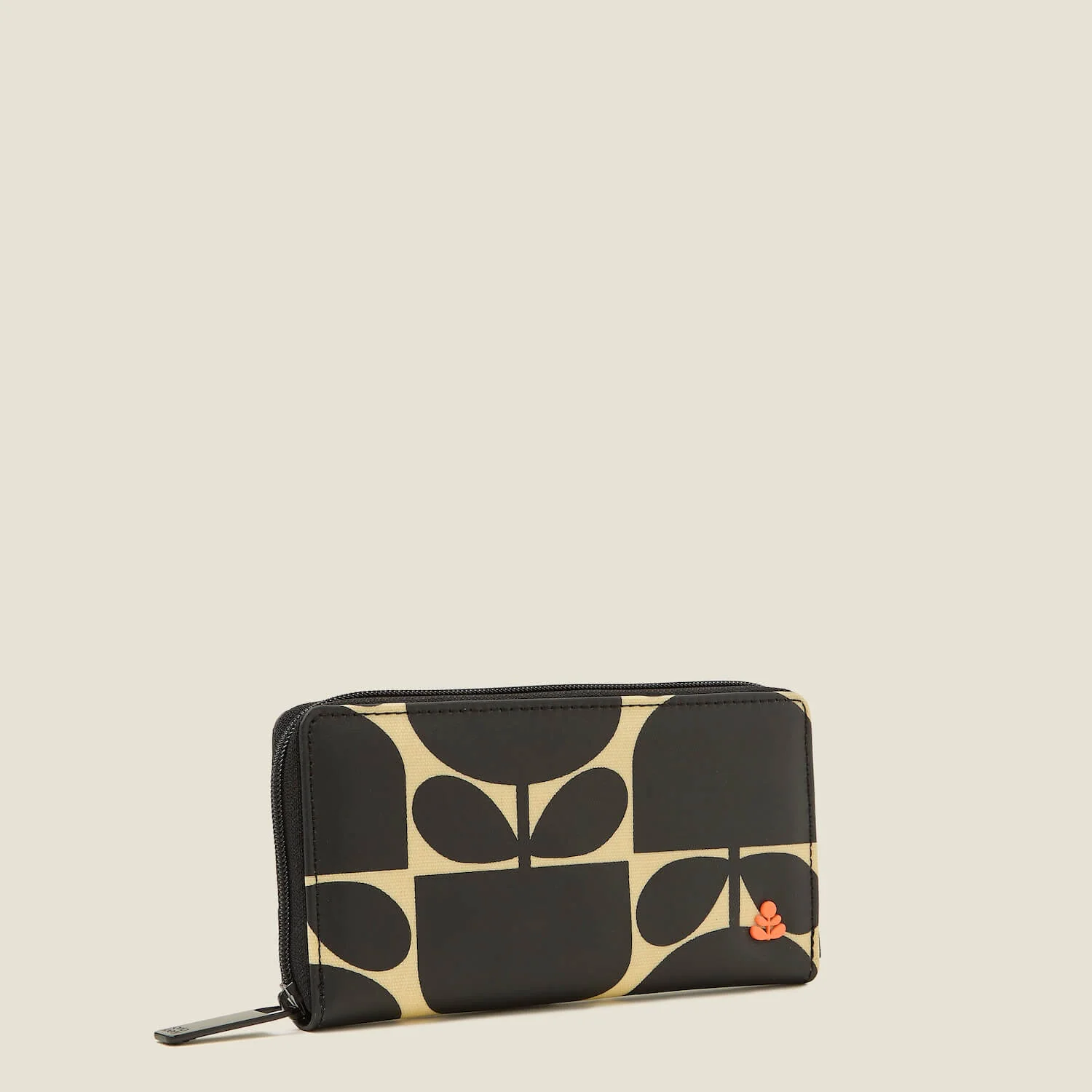 Forget Me Not Wallet - Block Flower Monochrome - Image 2