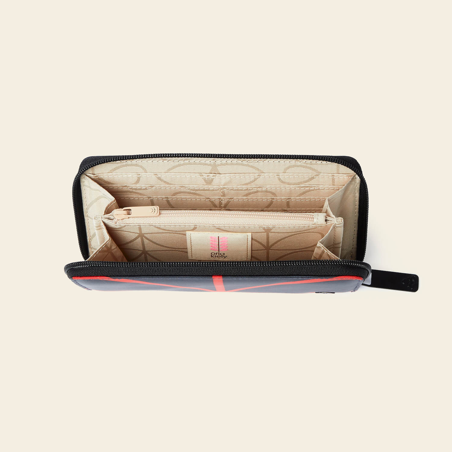 Forget Me Not Wallet - Linear Stem Navy - Image 4