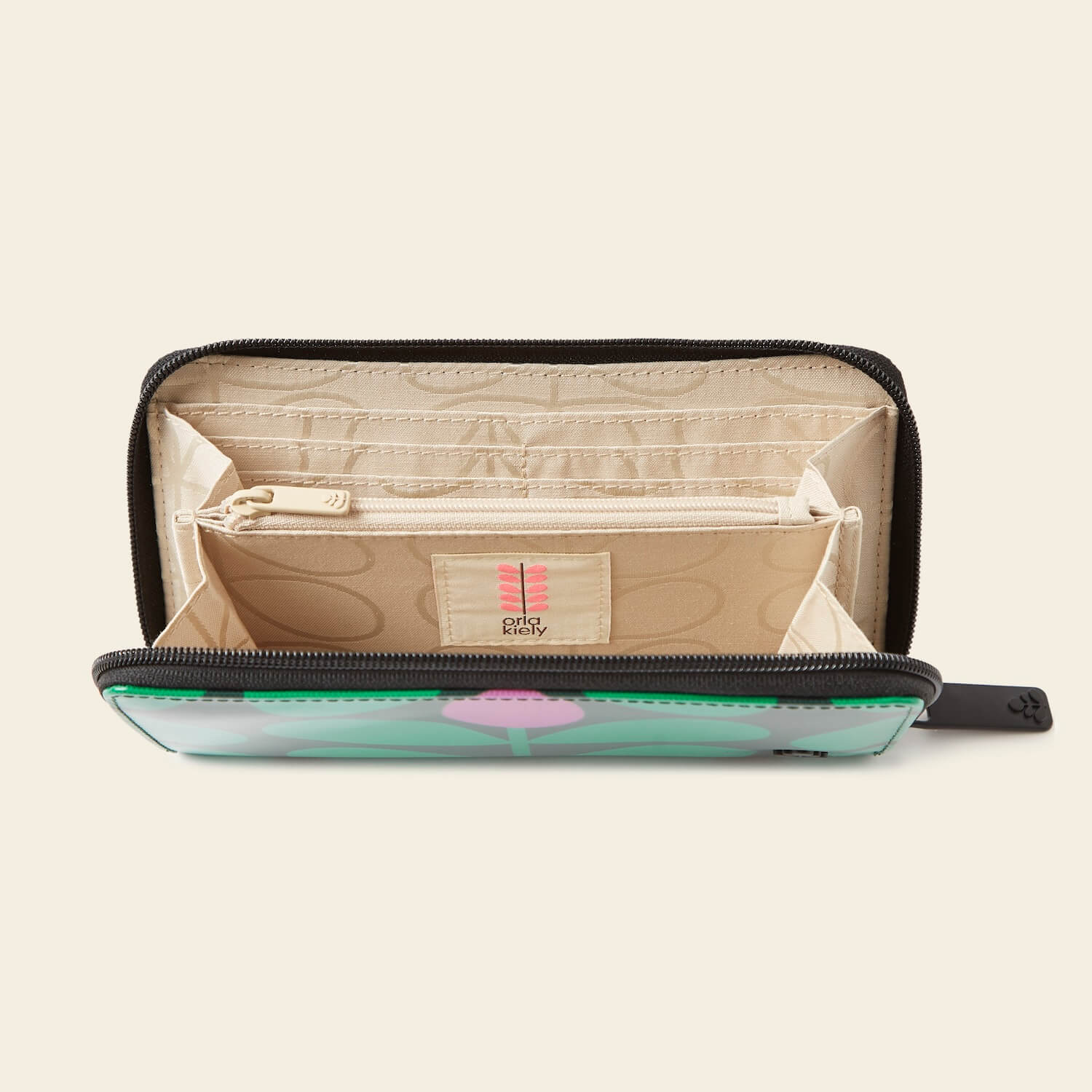 Forget Me Not Wallet - Sixties Stem Emerald - Image 4