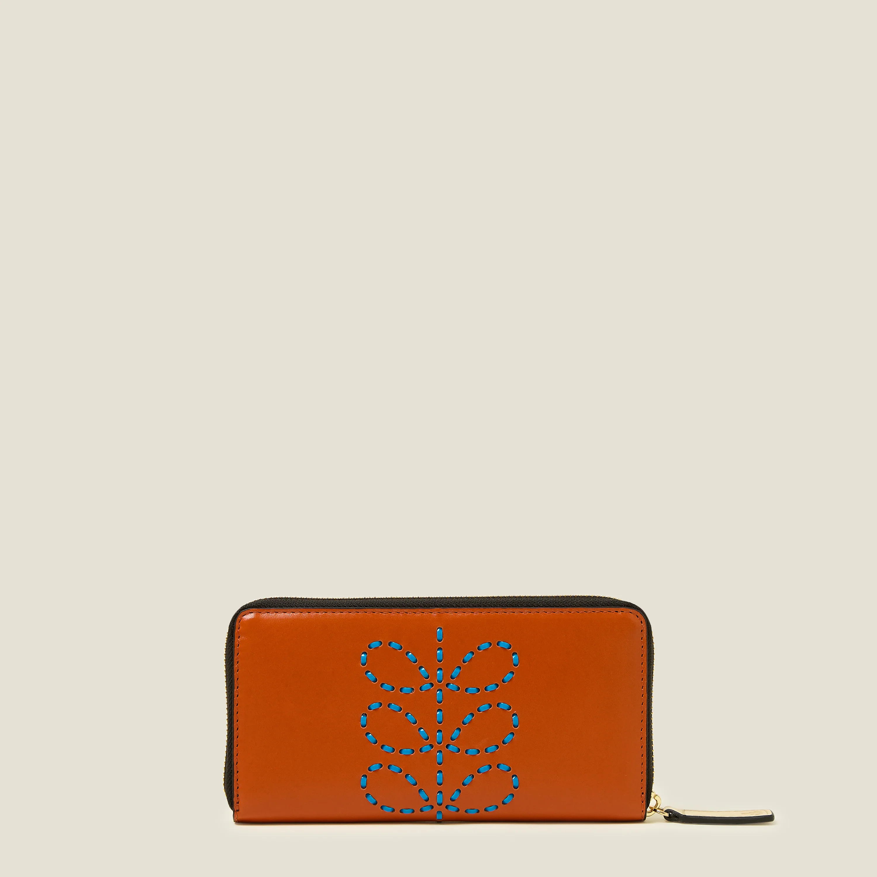 Forget Me Not Wallet - Whipstitch Stem Orange - Image 3