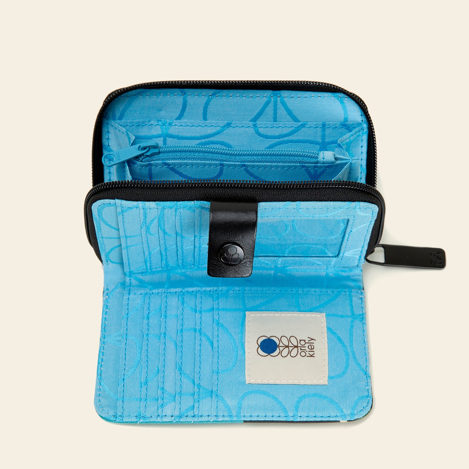 Frankie Foldout Wallet - Stripe Flower Calypso - Image 4