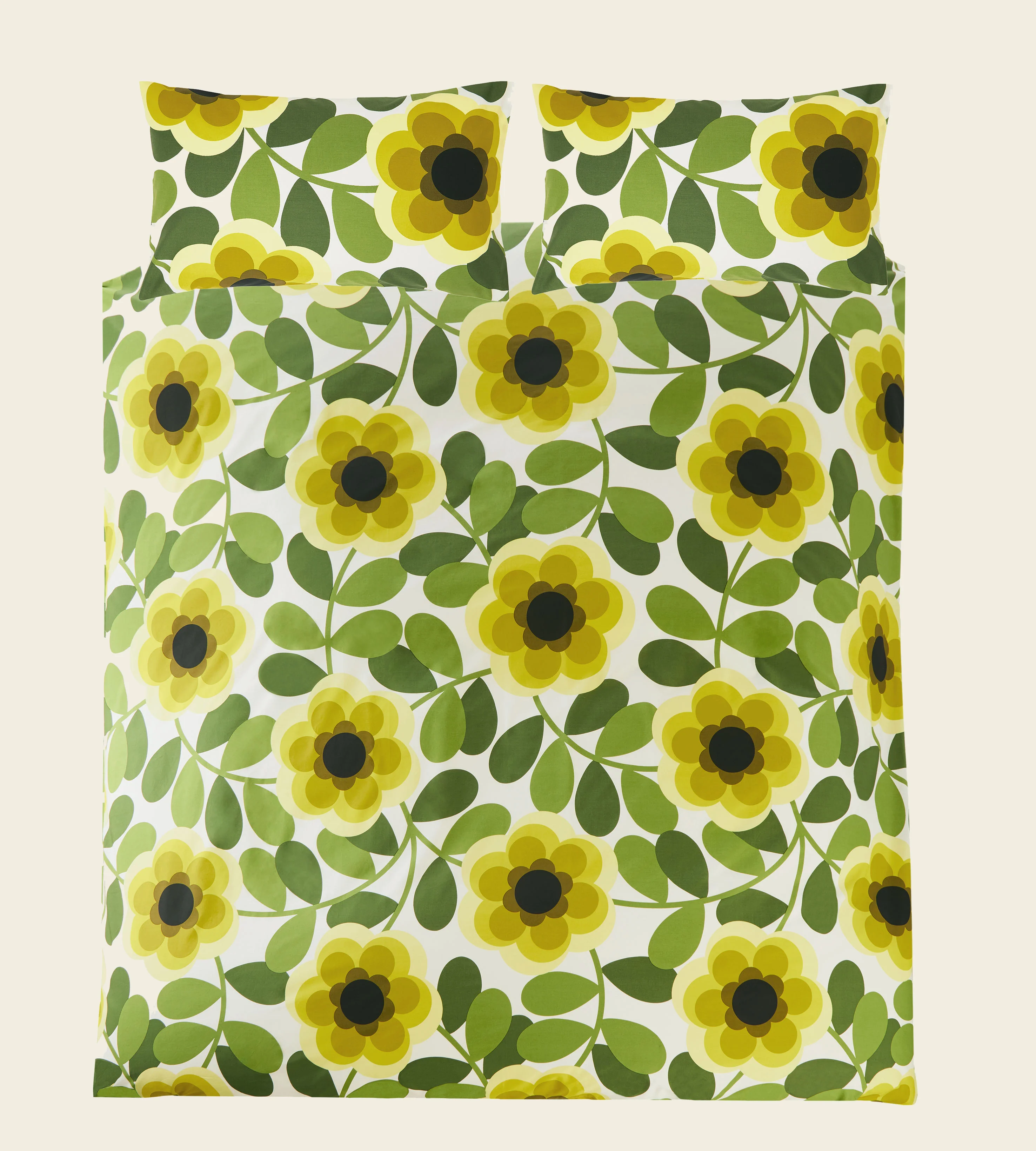 Giant Water Lily Bed Linen Set - Lemon Yellow - Image 2