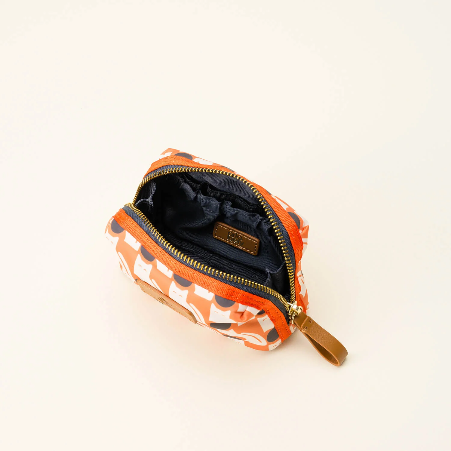 Happy Holiday Small Pouch - Poppy Cat Orange - Image 3