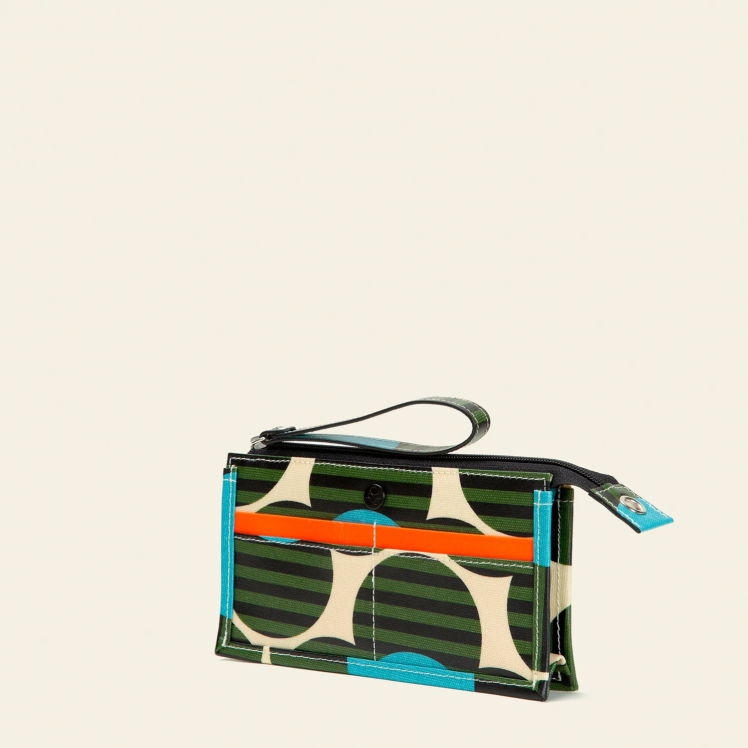 Holden Wrist Wallet - Stripe Flower Calypso - Image 3