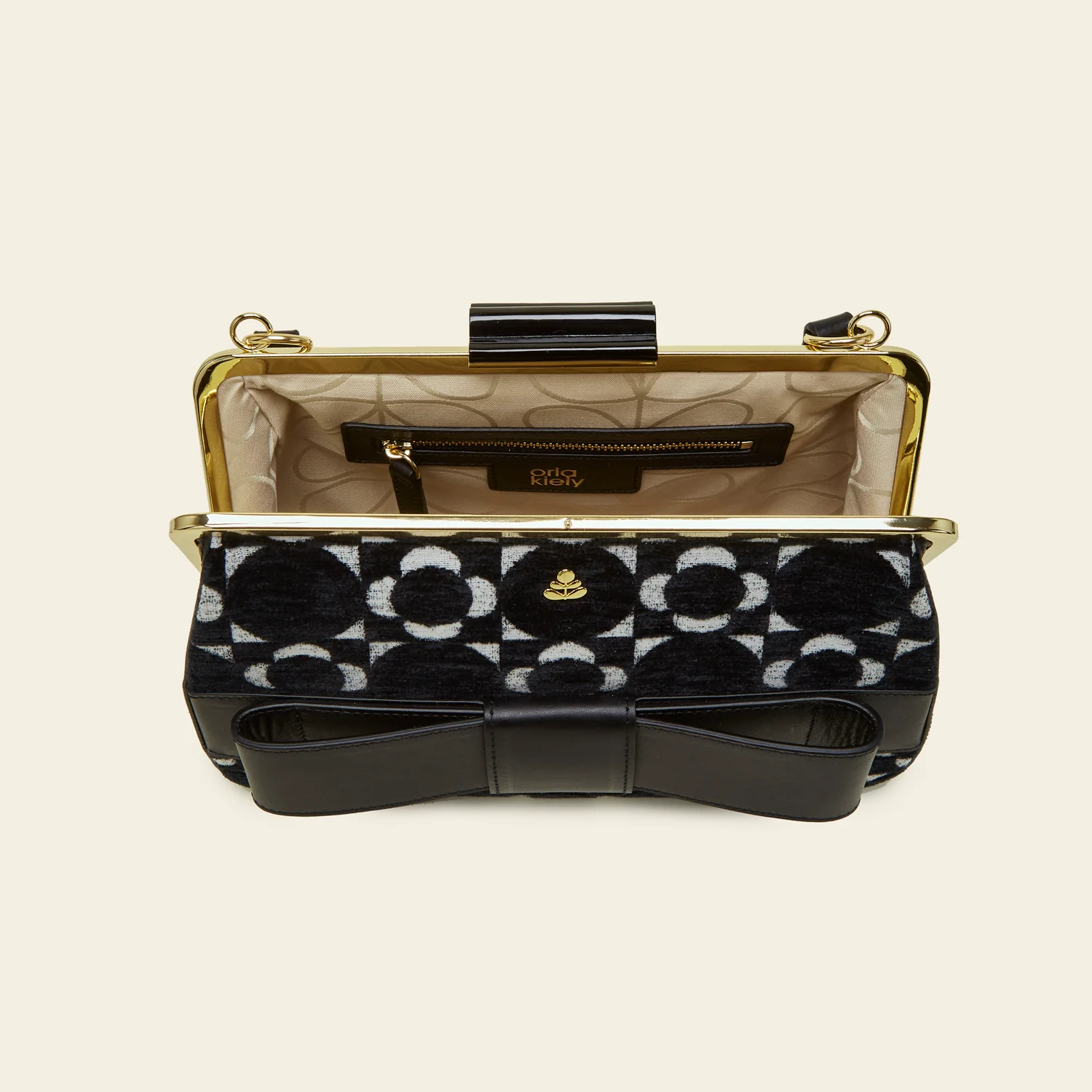 Holly Crossbody - Retro Tile Black - Image 6