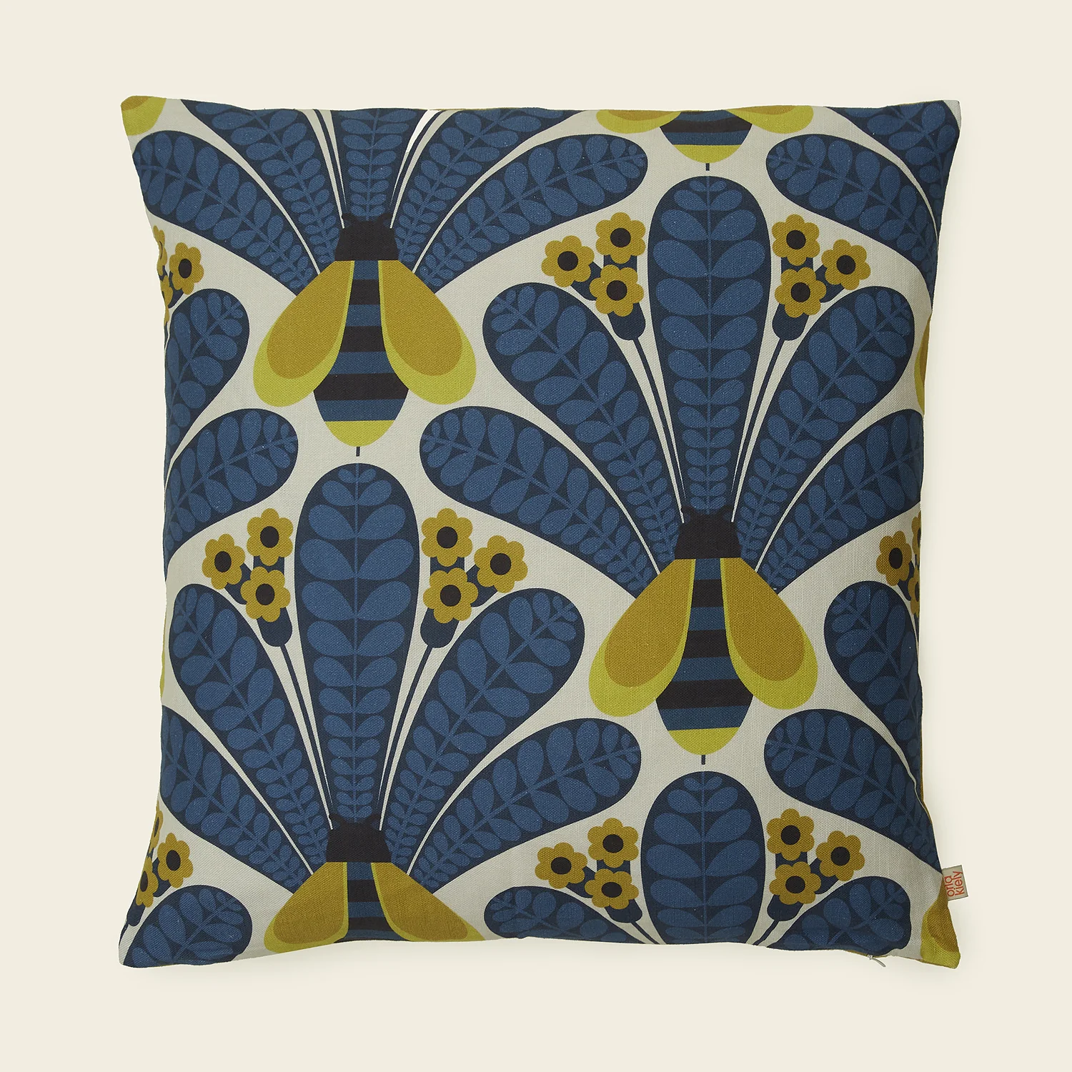 Honey Bee Cushion Navy - Image 3