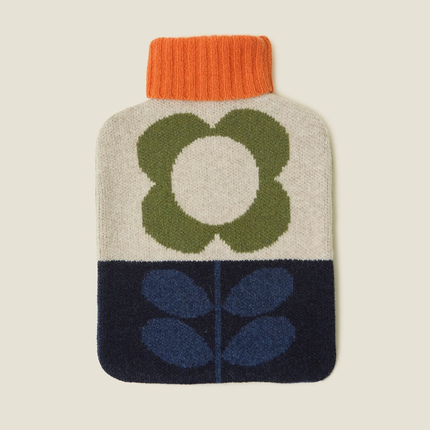 Hot Water Bottle Cover - Flower Stem Midnight - Image 2