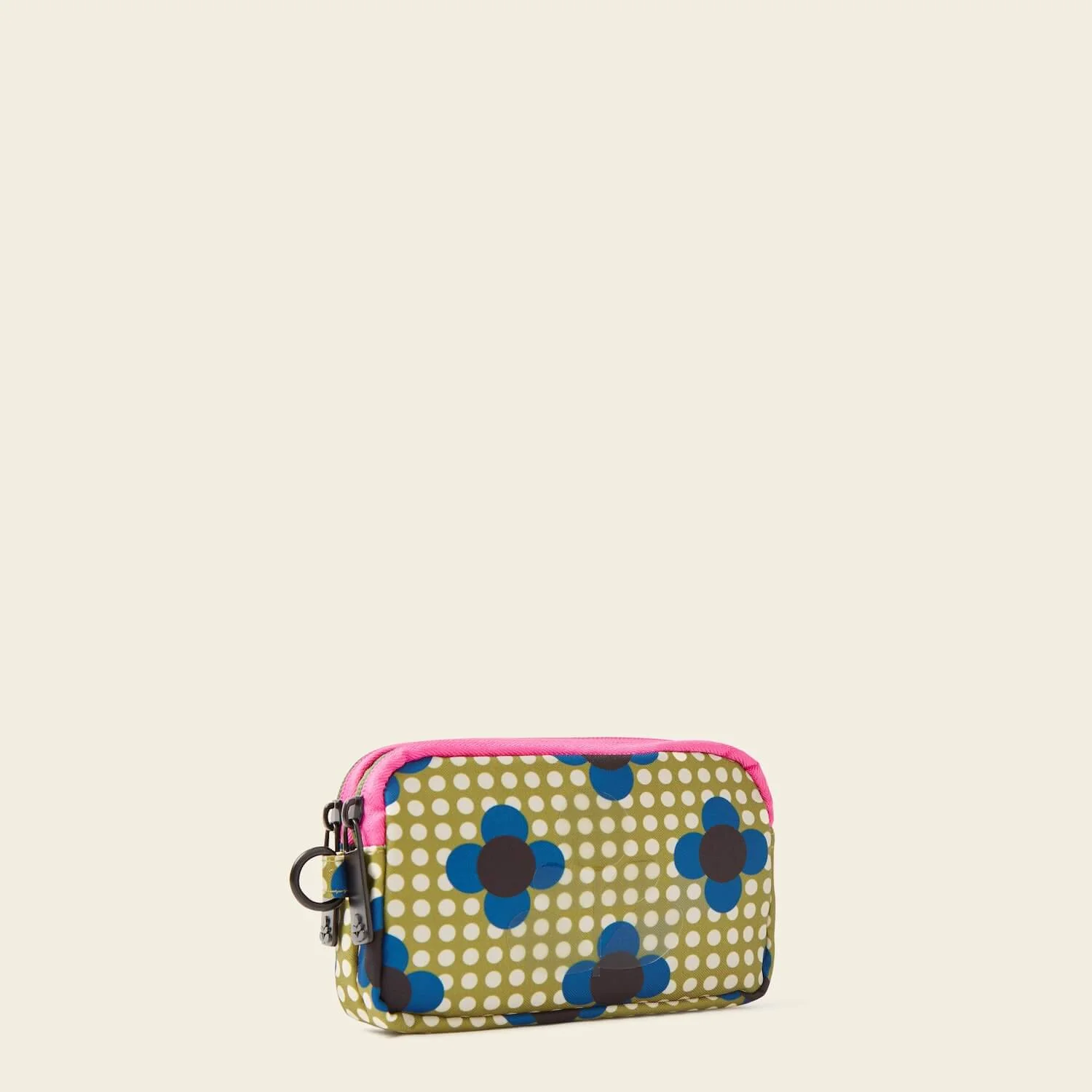 Iota Phone Case - Flower Polka Dot Olive - Image 2