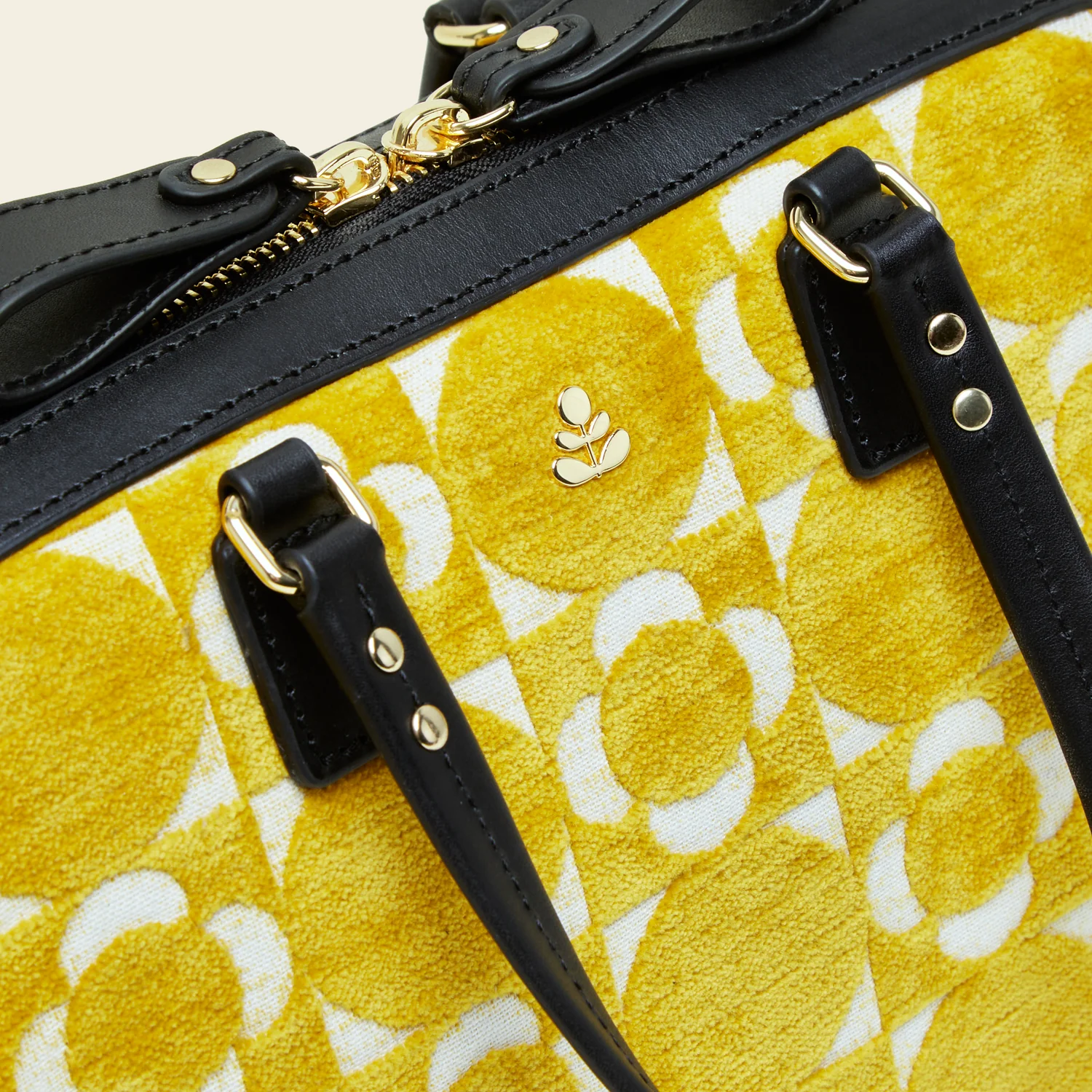 Iris Handbag - Retro Tile Dandelion - Image 6