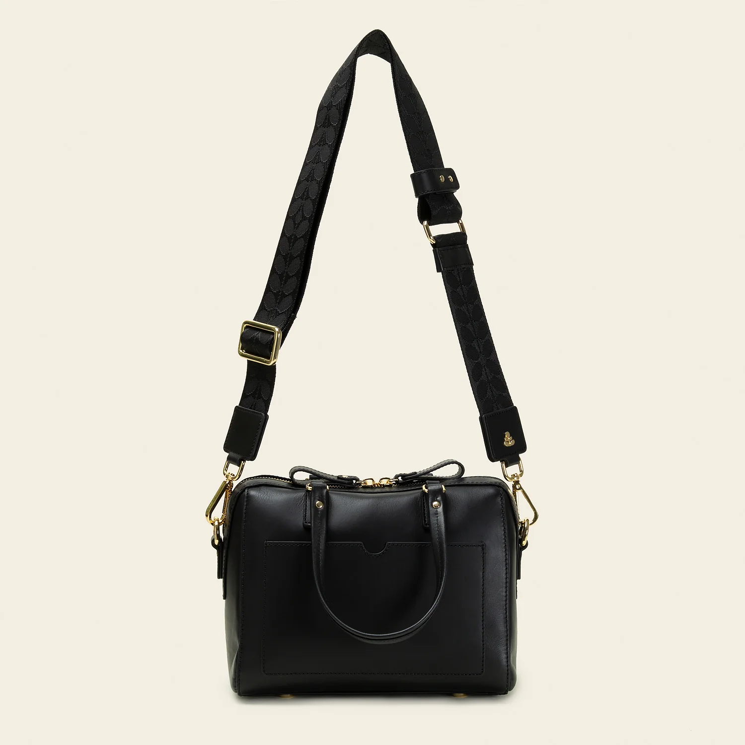 Iris Handbag - Scattered Flower Black - Image 3