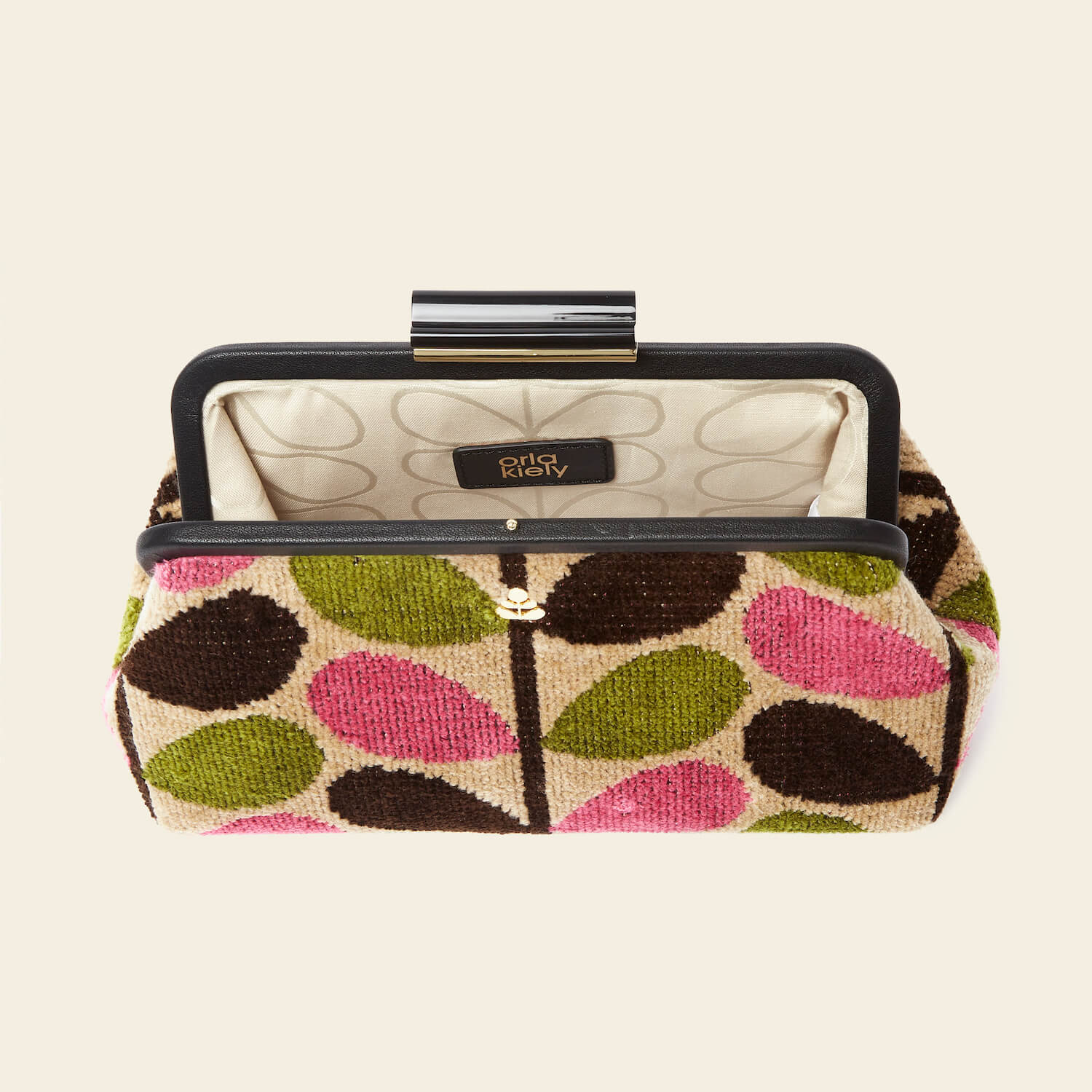 Jenny D Clutch - Pink Multi Stem - Image 5