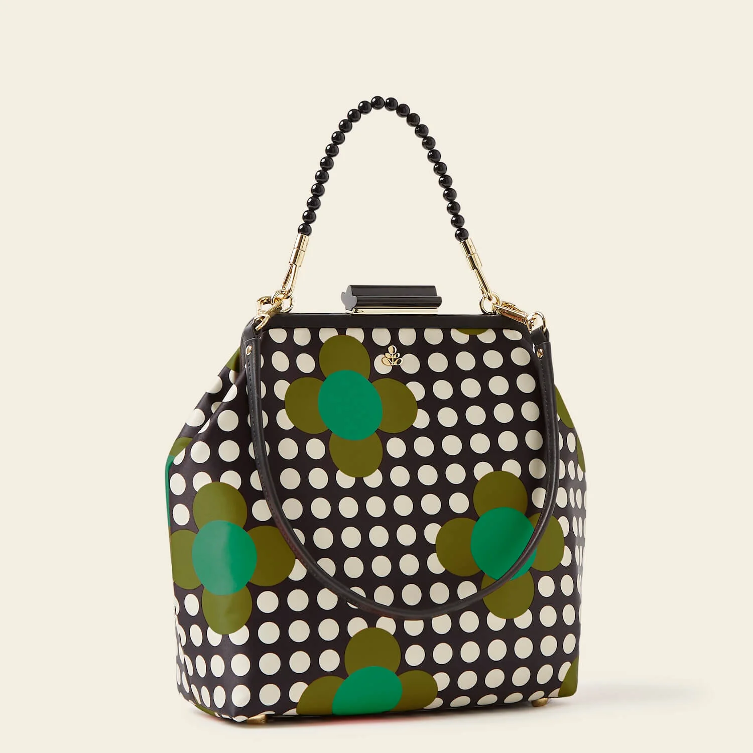 Jenny D Handbag - Jewel Flower Polka Dot - Image 3