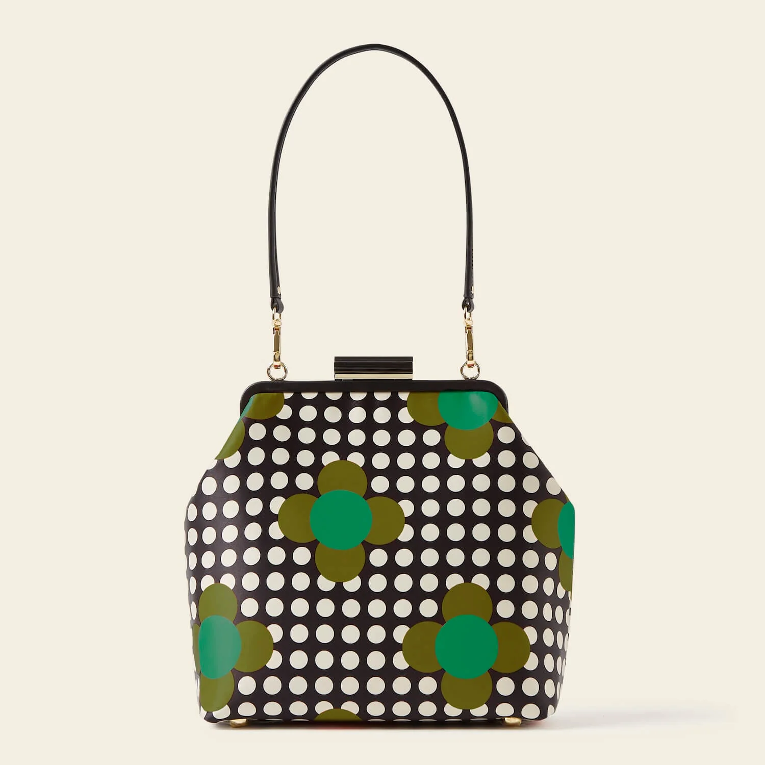 Jenny D Handbag - Jewel Flower Polka Dot - Image 4
