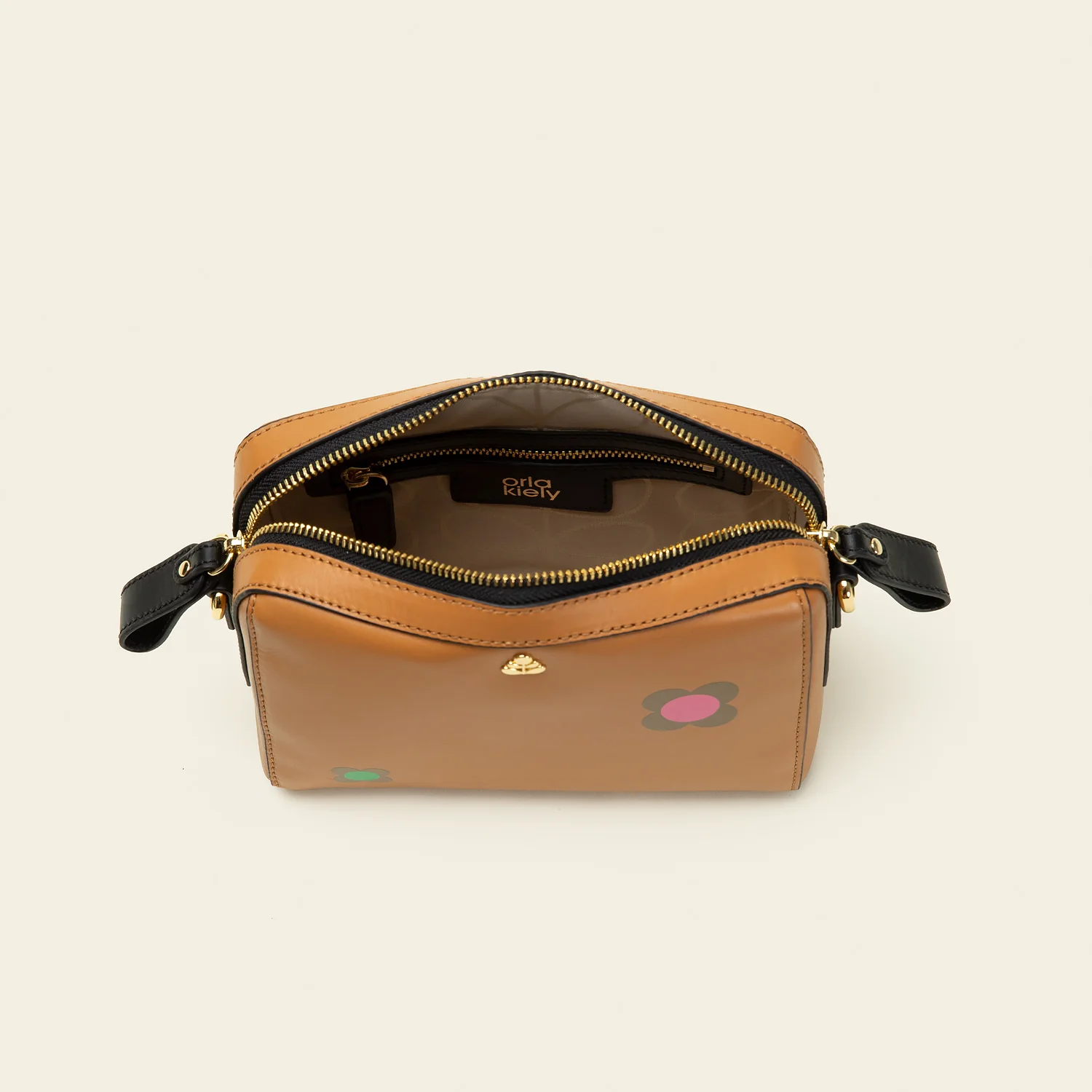Juno Crossbody - Scattered Flower Tan - Image 4