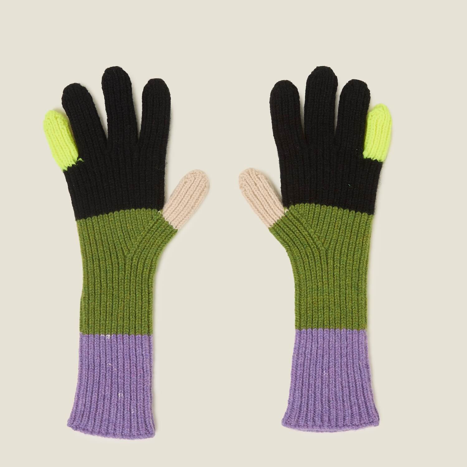 Knitted Accessories Bundle - Neon Yellow - Image 7