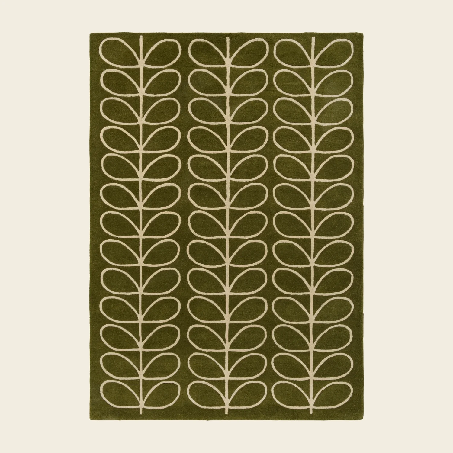 Linear Stem Rug - Olive - Image 3
