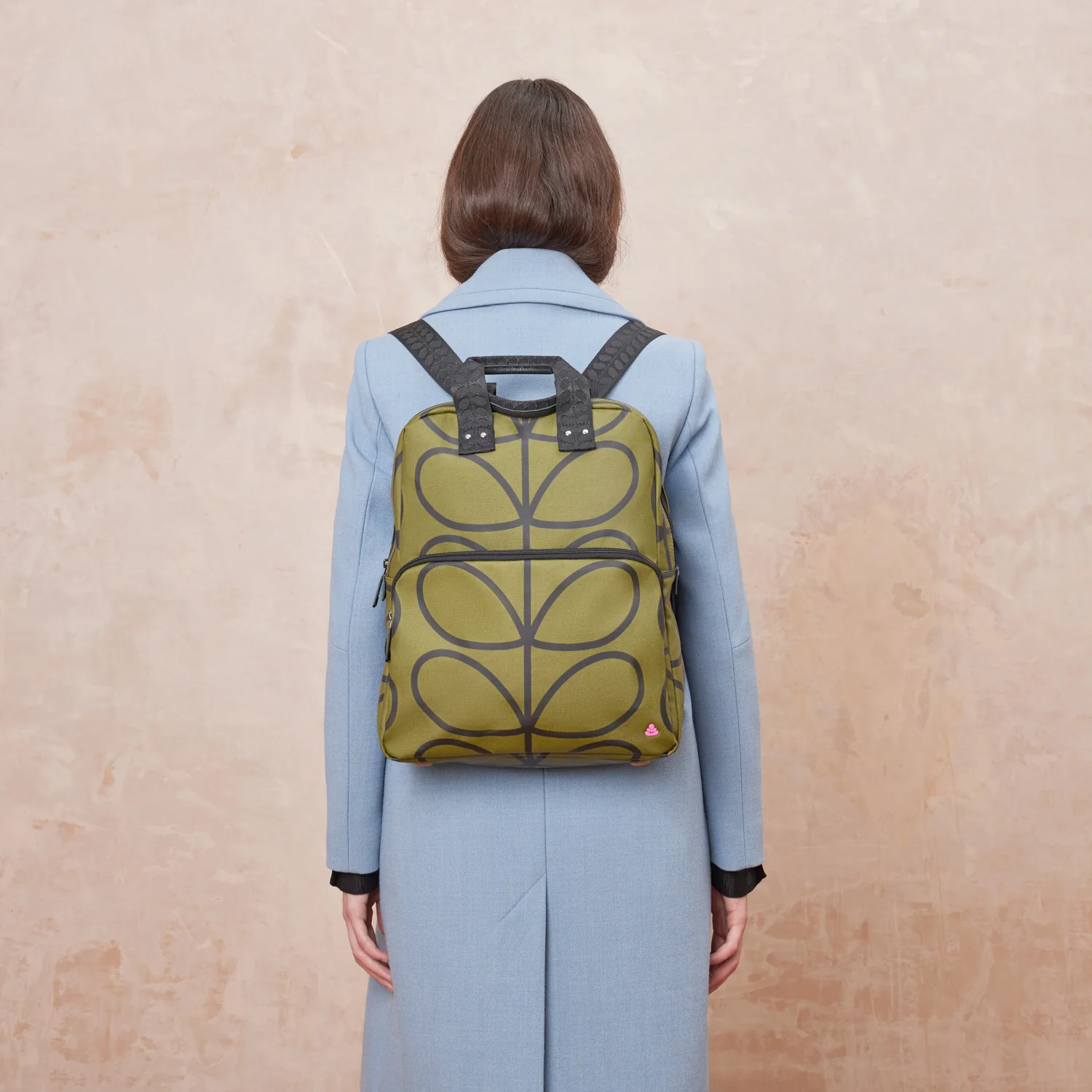 Lotta Backpack - Giant Linear Stem Olive - Image 2