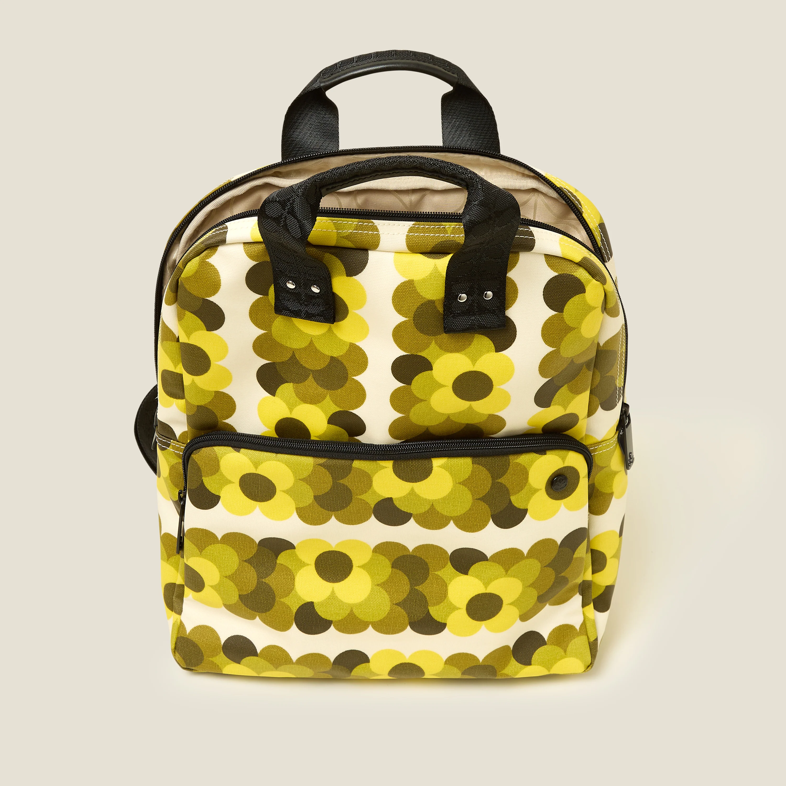 Lotta Backpack - Retro Flower Yellow - Image 5