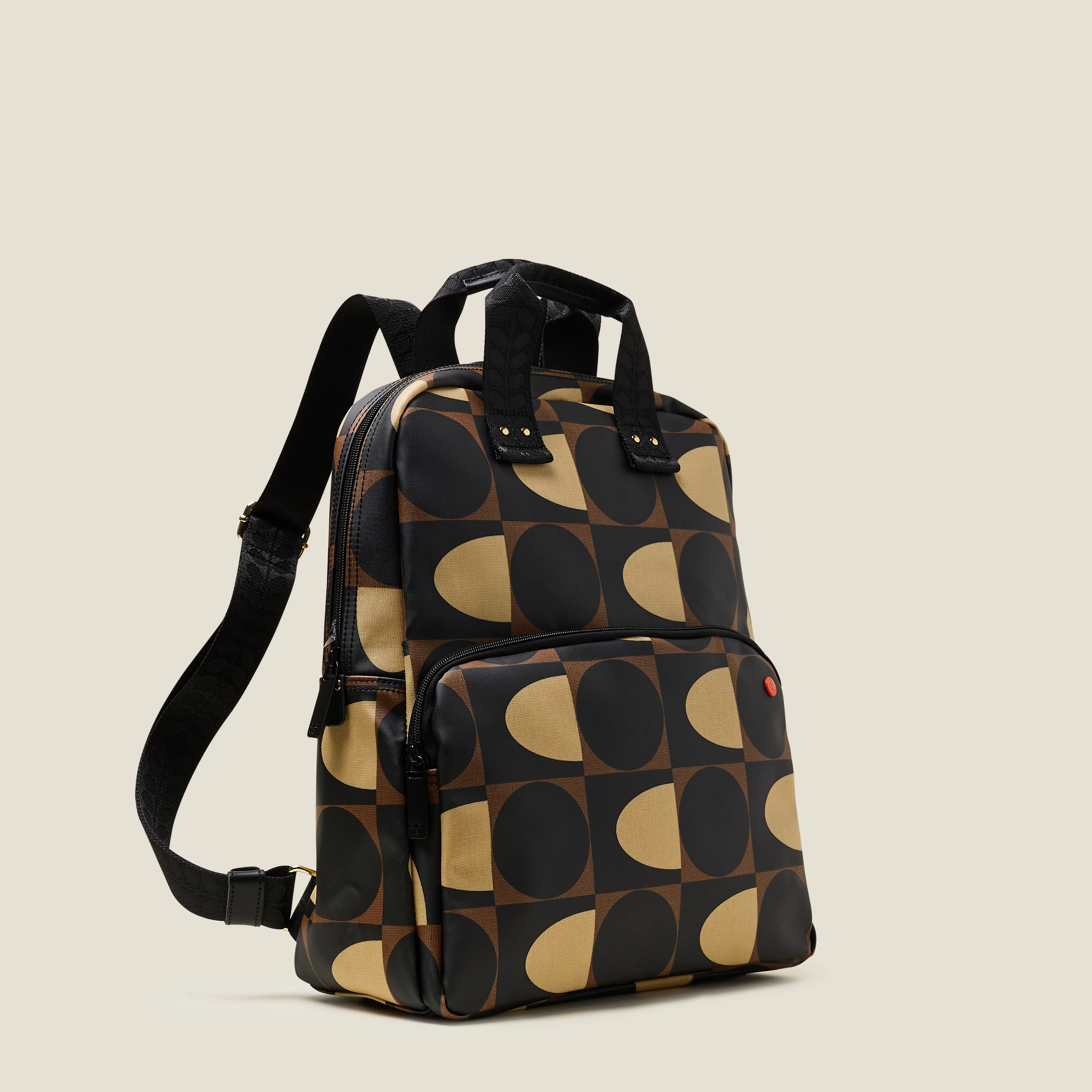 Lotta Backpack - Spot Square Mocha - Image 3