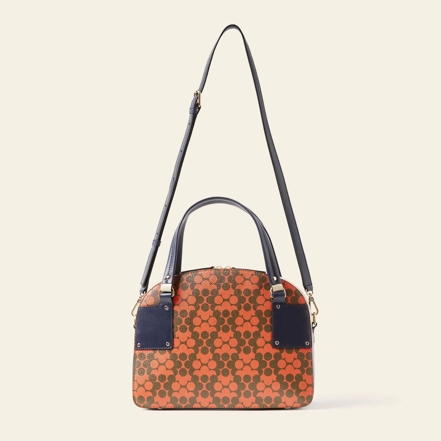 Luna Bowling Bag - Tomato Puzzle Flower - Image 4
