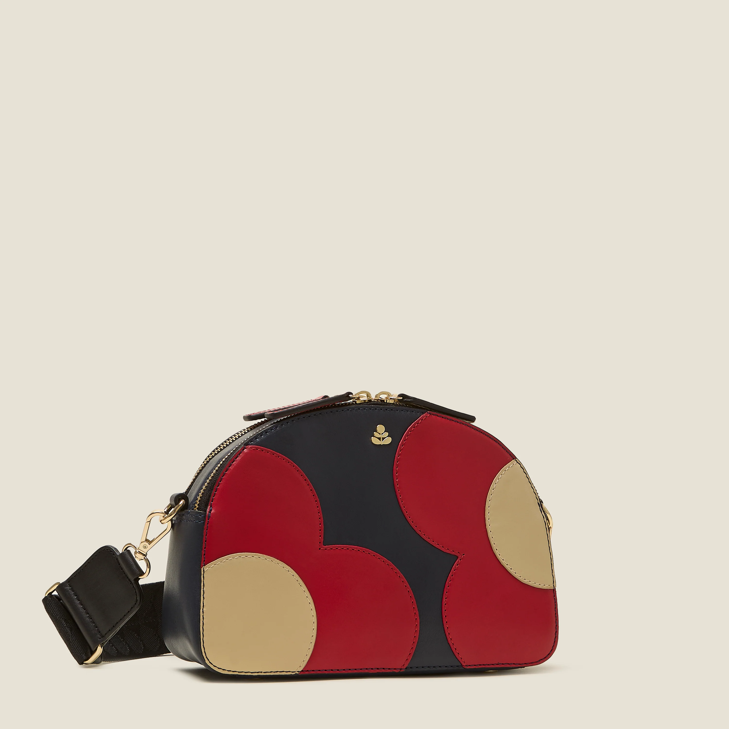 Luna Crossbody - Spot Flower Navy - Image 3