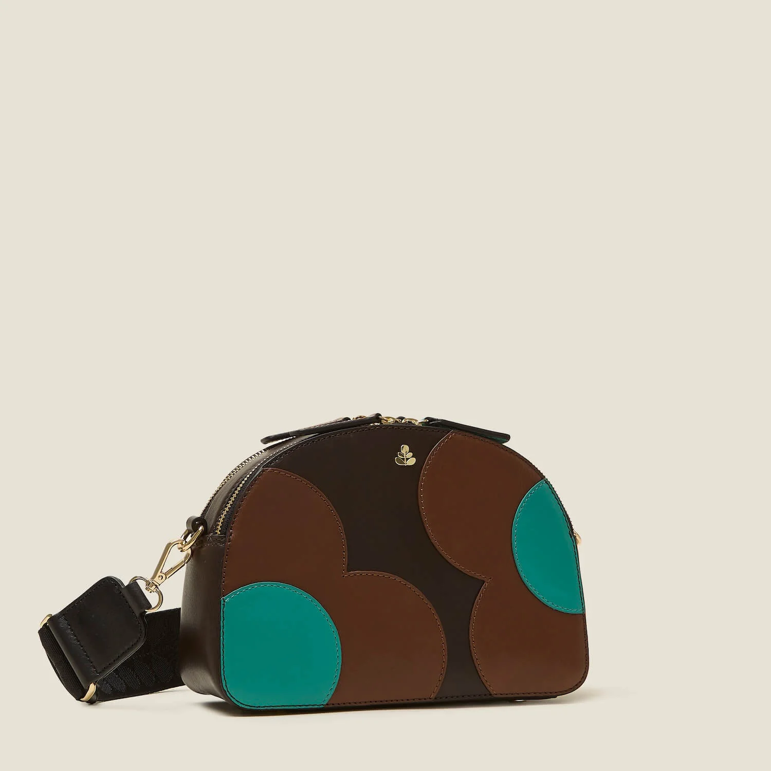 Luna Crossbody - Spot Flower Walnut - Image 3