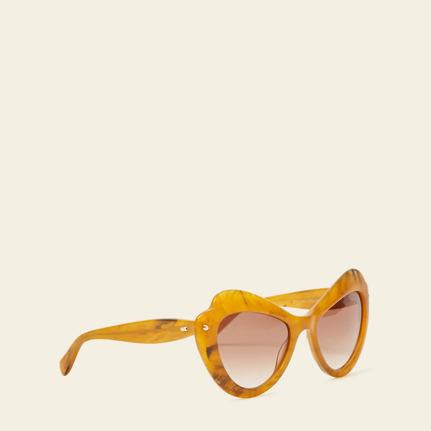 Marisa Sunglasses - Orange Marble - Image 3