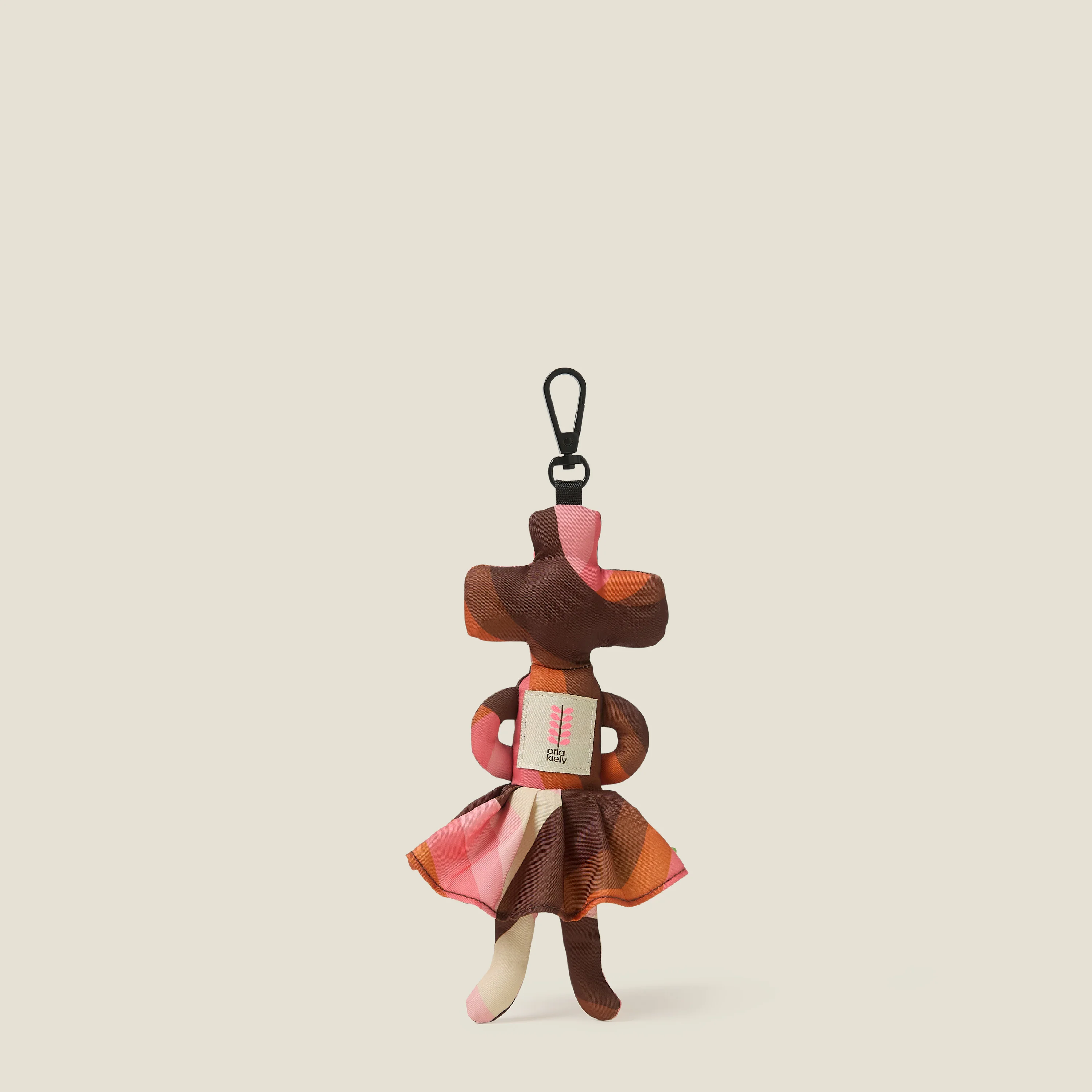 Martian With Skirt Bag Charm - Rolling Waves Rose - Image 3