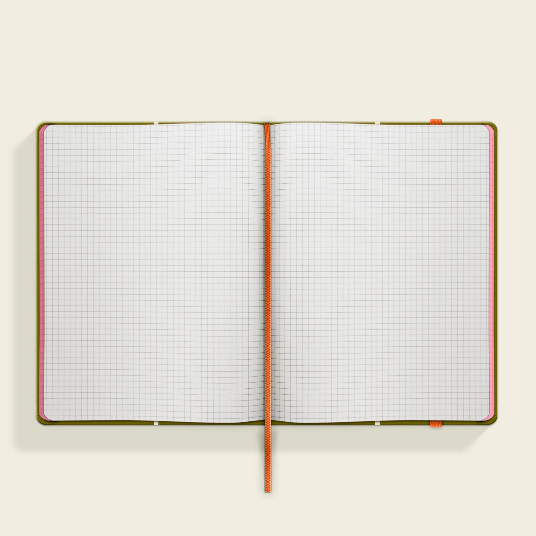 Medium Notebook - Linear Stem Olive - Image 3