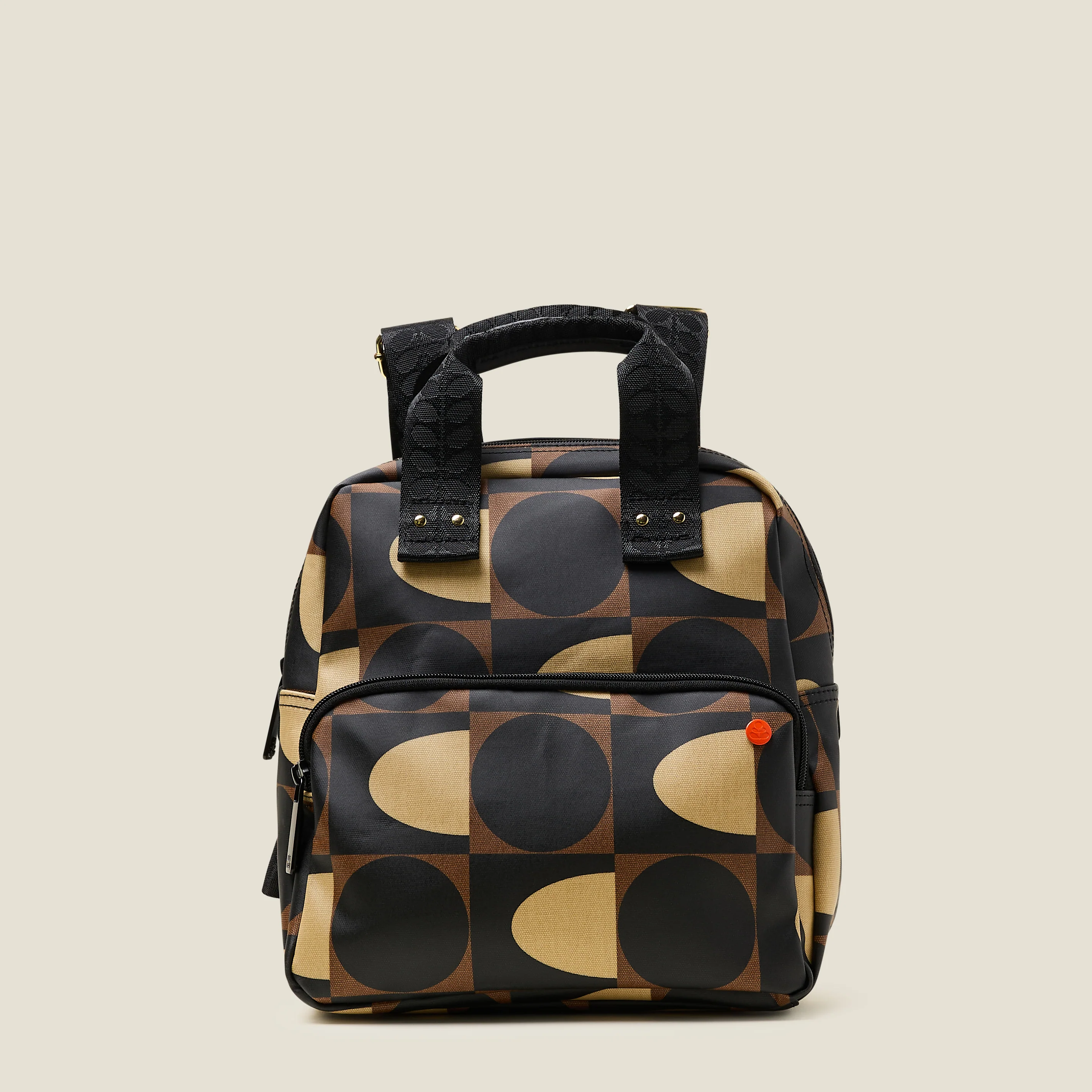 Mini Lotta Backpack - Spot Square Mocha