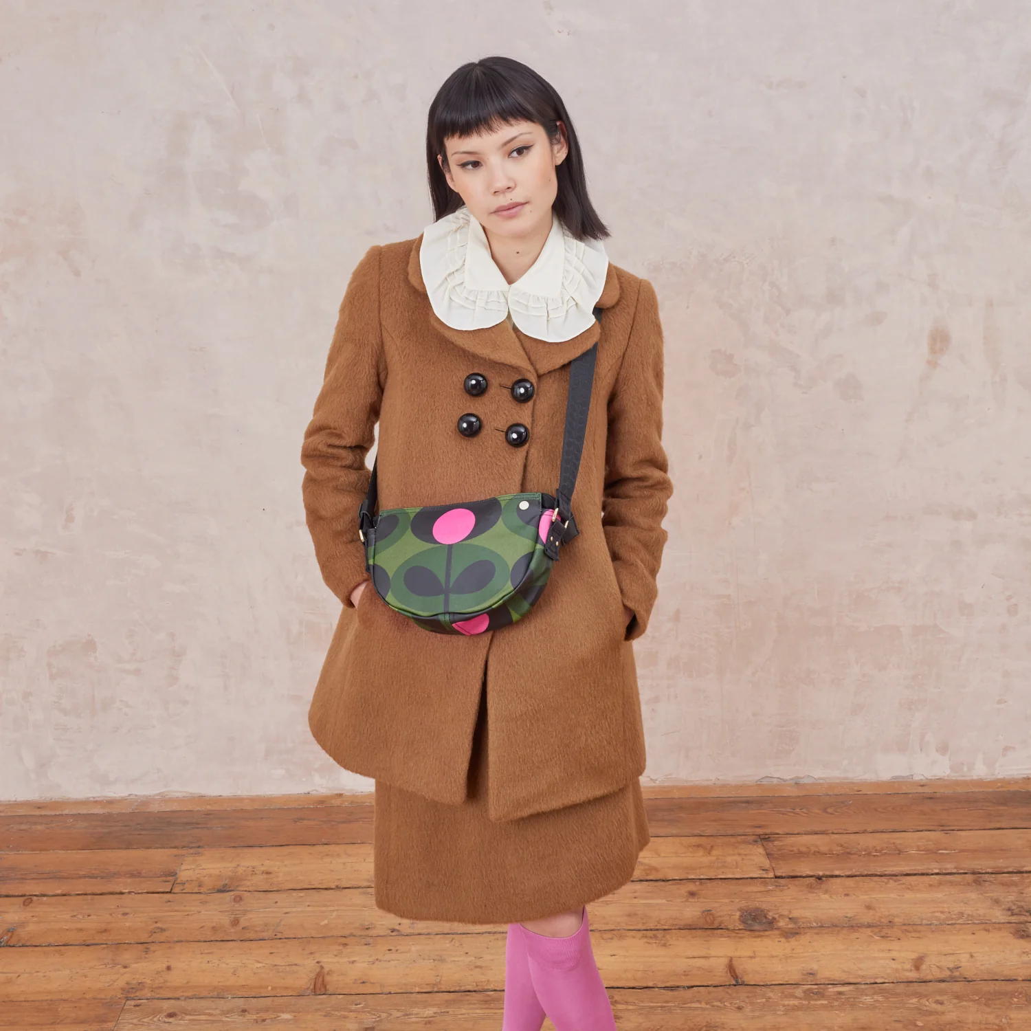 Mini Rounder Crossbody - Oval Stem Forest - Image 5
