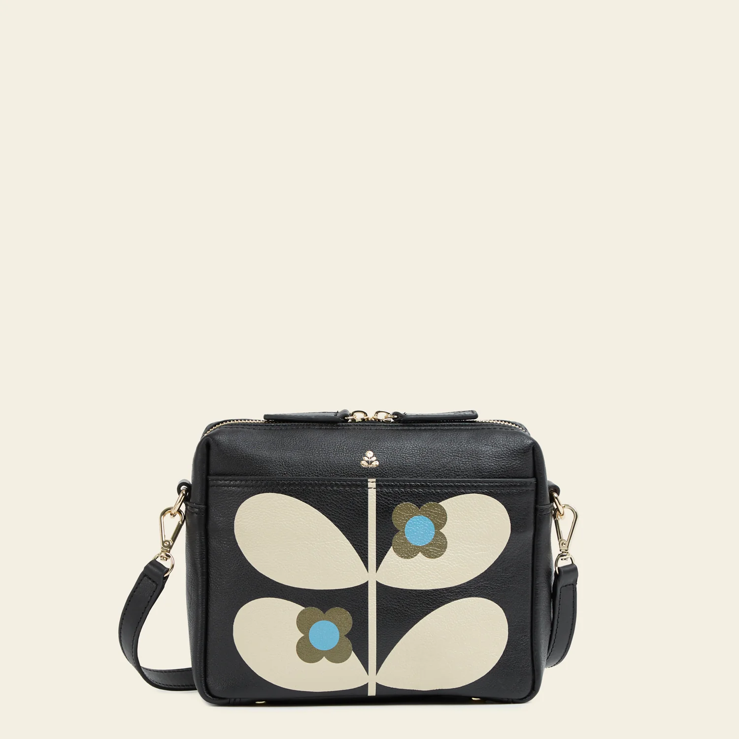 Minola Crossbody - Black Wild Rose Stem
