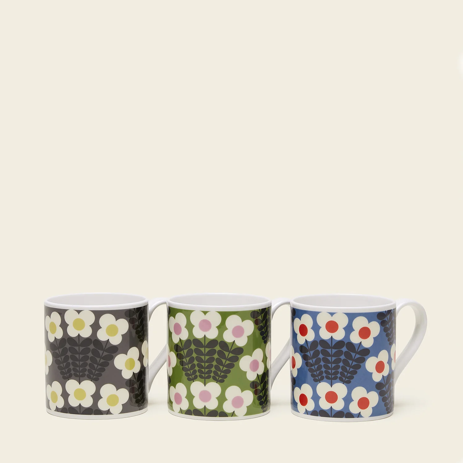 Large Mug Set of 3- Bunch of Stems - Image 5