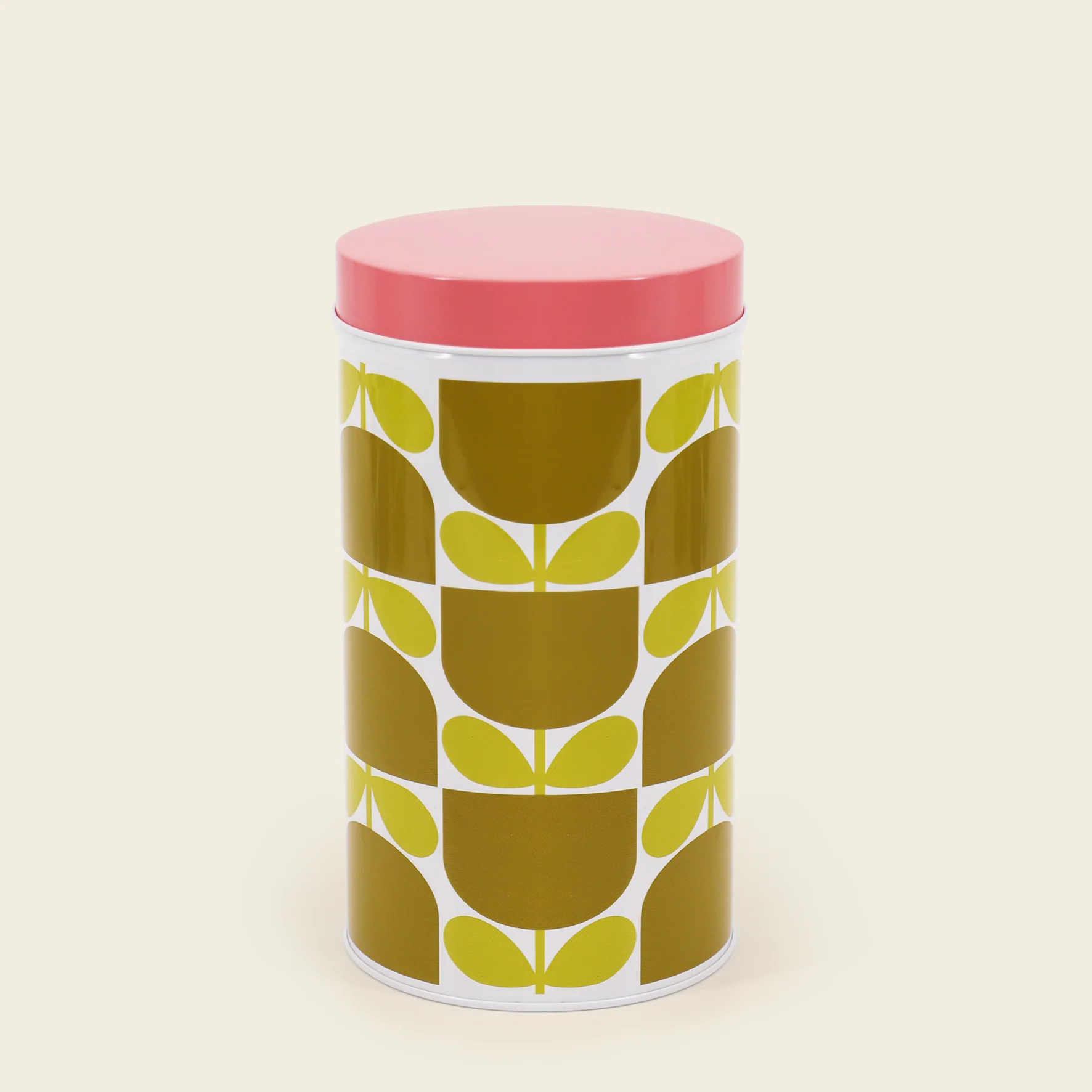Nesting Canister Tins - Set of 3 Block Flower - Image 3
