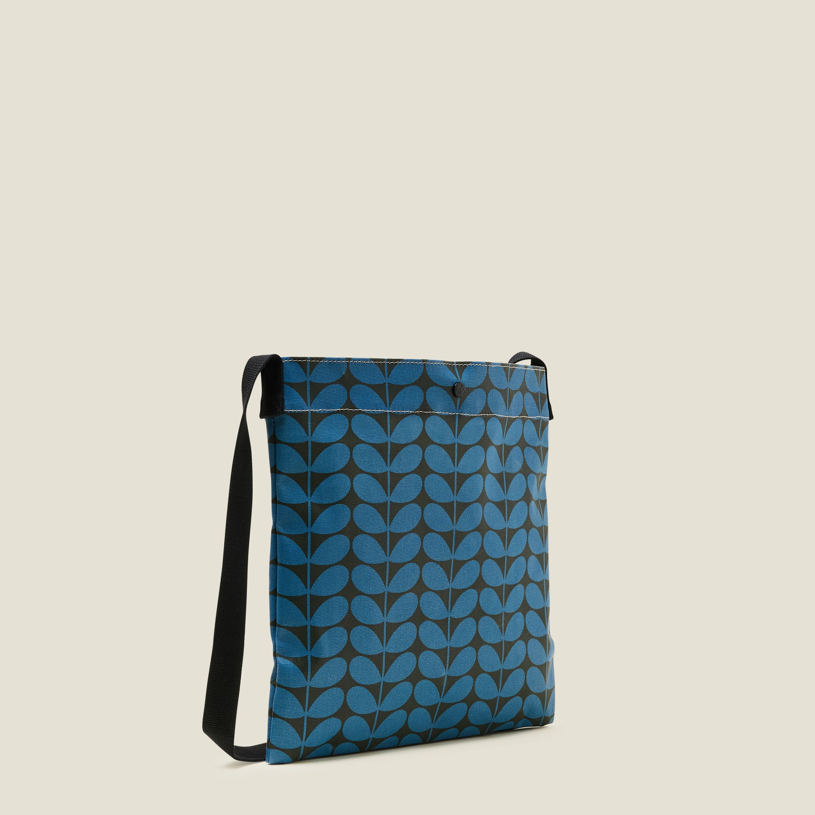 On a Roll Flat Crossbody - Mini Solid Stem Azure - Image 2