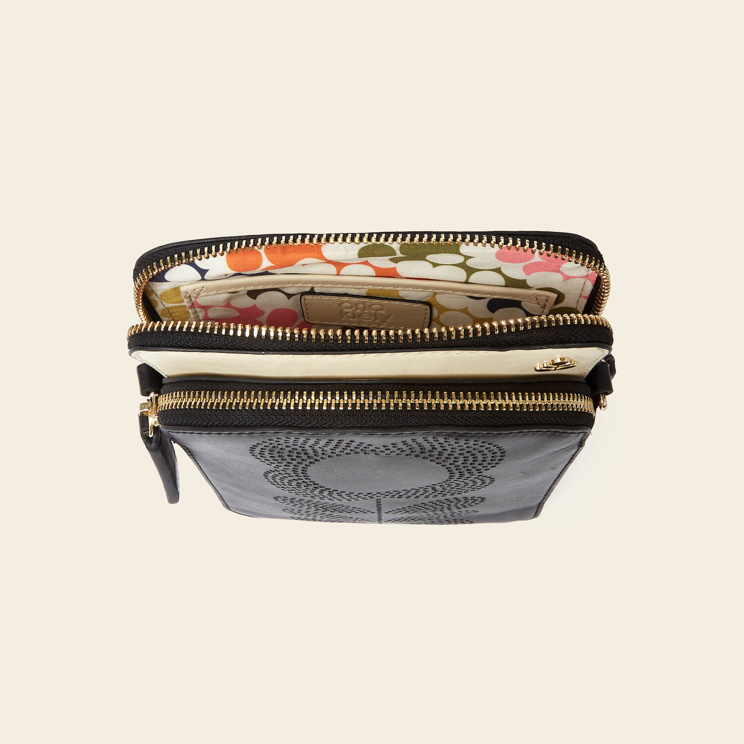 Portia Crossbody - Tonal Punched Flower - Image 5
