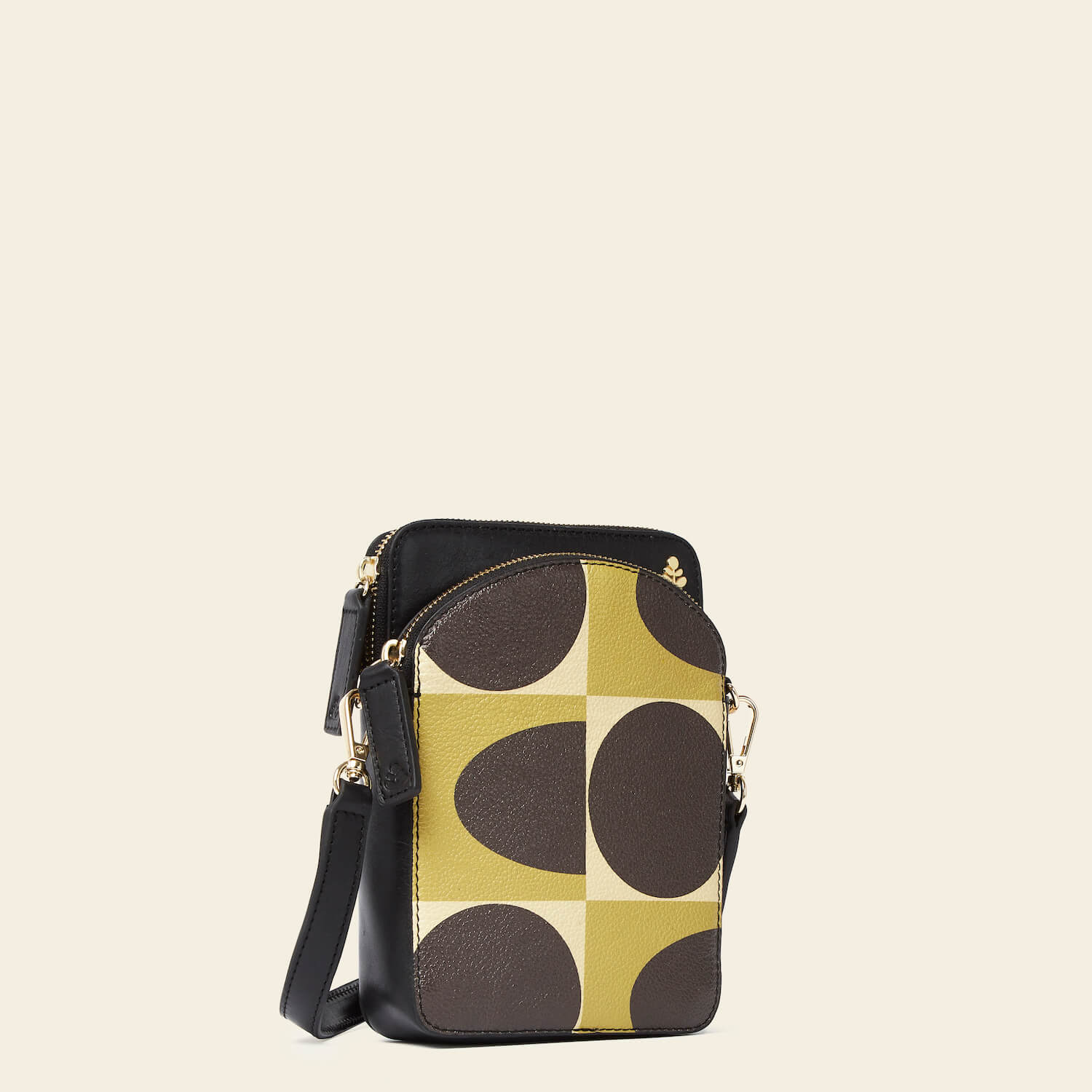 Portia Tall Crossbody - Chestnut Spot Square - Image 3