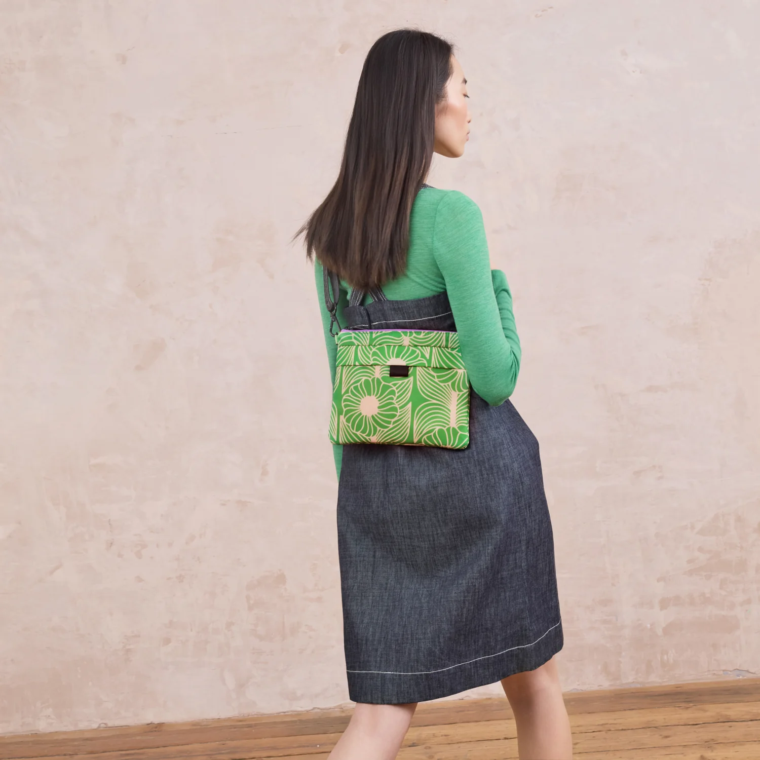 Quadrant Crossbody - Moonflower Spring Green - Image 2