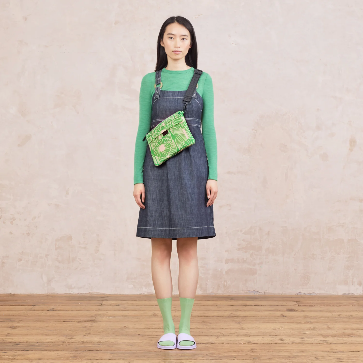 Quadrant Crossbody - Moonflower Spring Green - Image 6