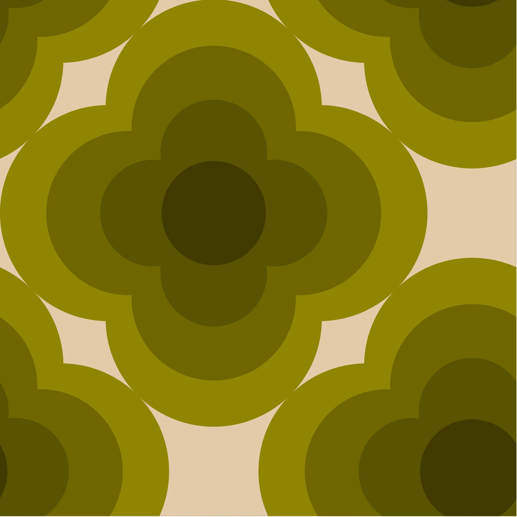Radial Flower Seagrass Wallpaper Sample