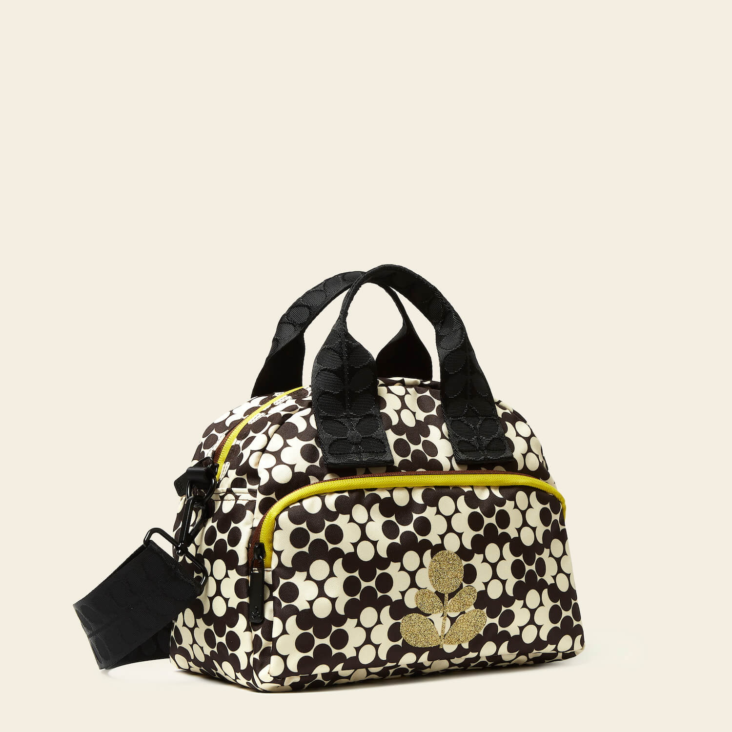 Radial Handbag - Puzzle Flower Porcini - Image 3