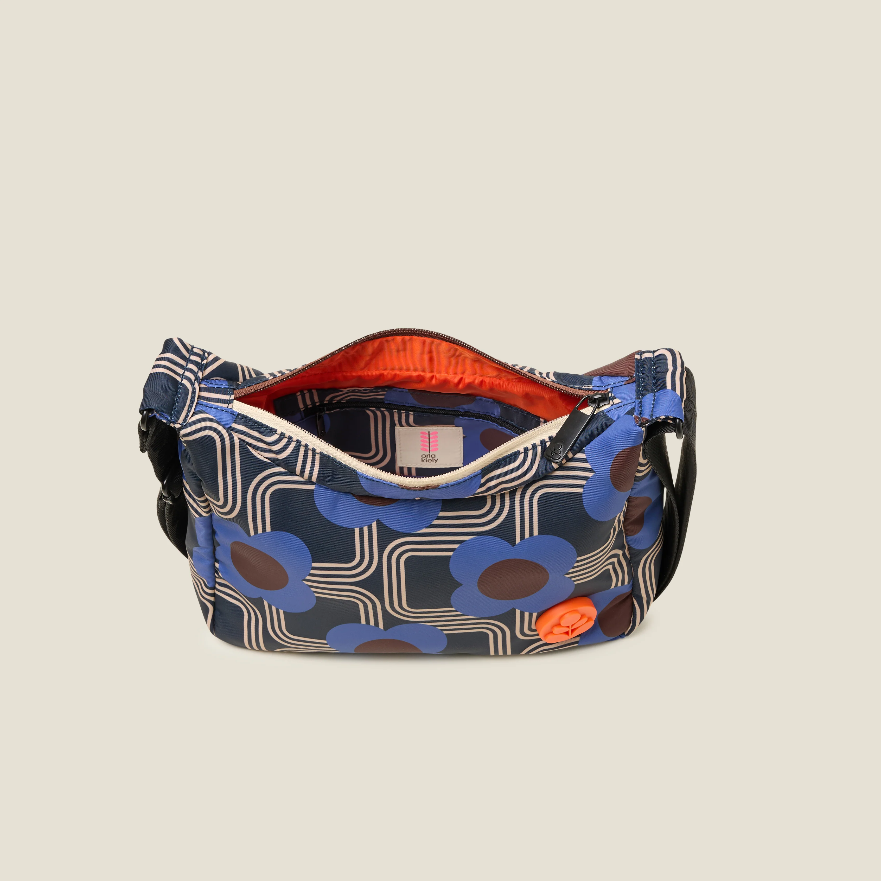 Ratio Small Hobo Bag - Electric Flora Cobalt - Image 4