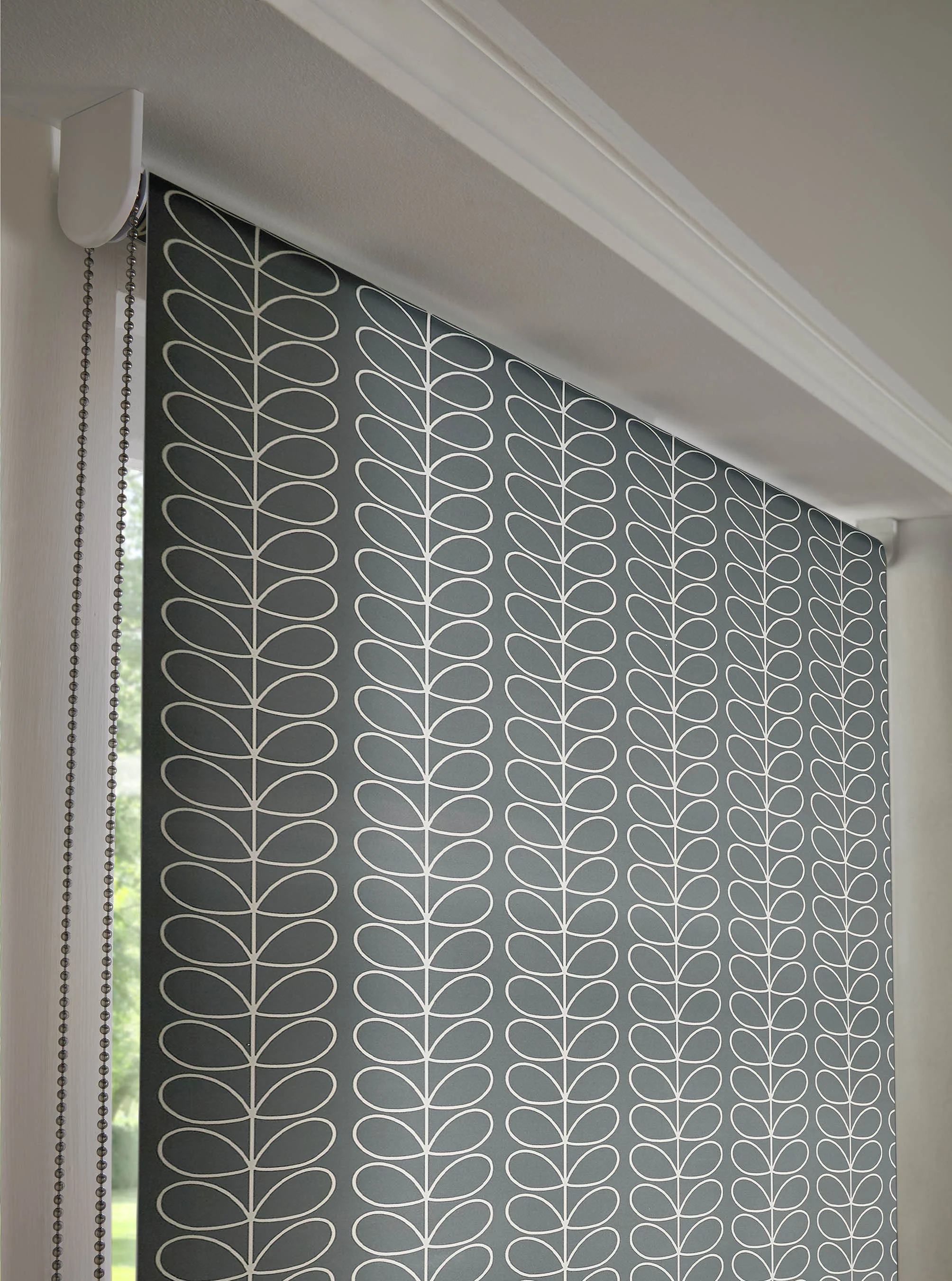 Ready Made Roller Blinds Linear Stem Silver - Image 3