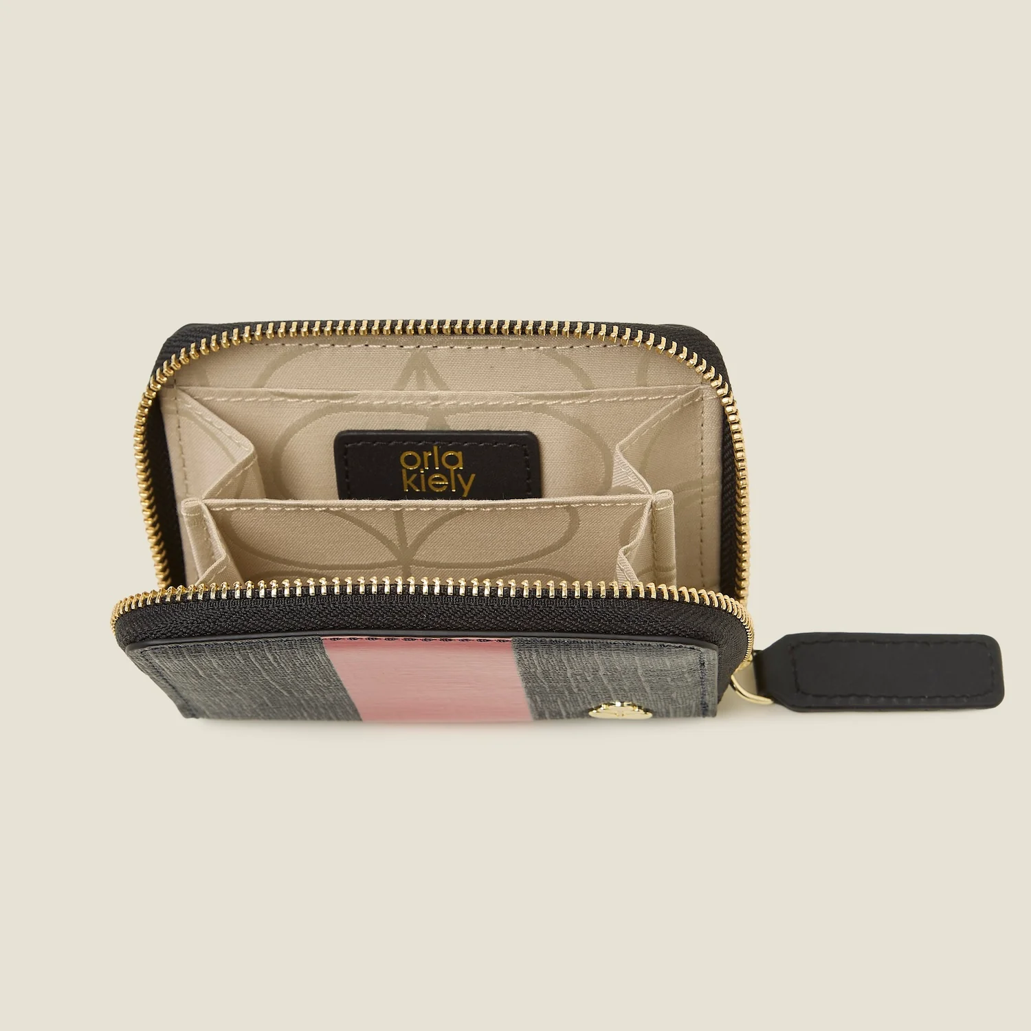 Remember Me Purse - Shiny Stripe Navy Red - Image 4