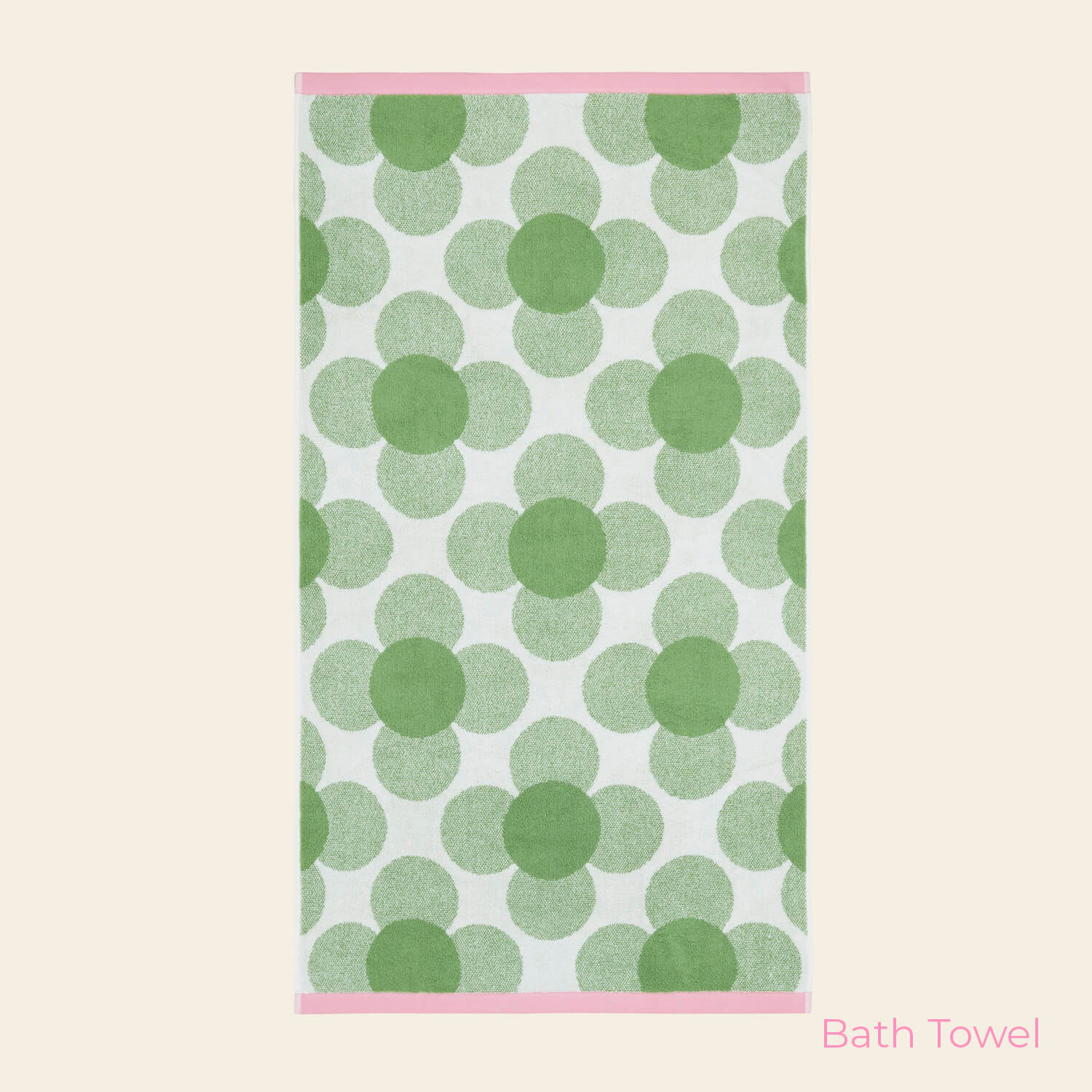 Retro Flower Towels Clover - Image 4
