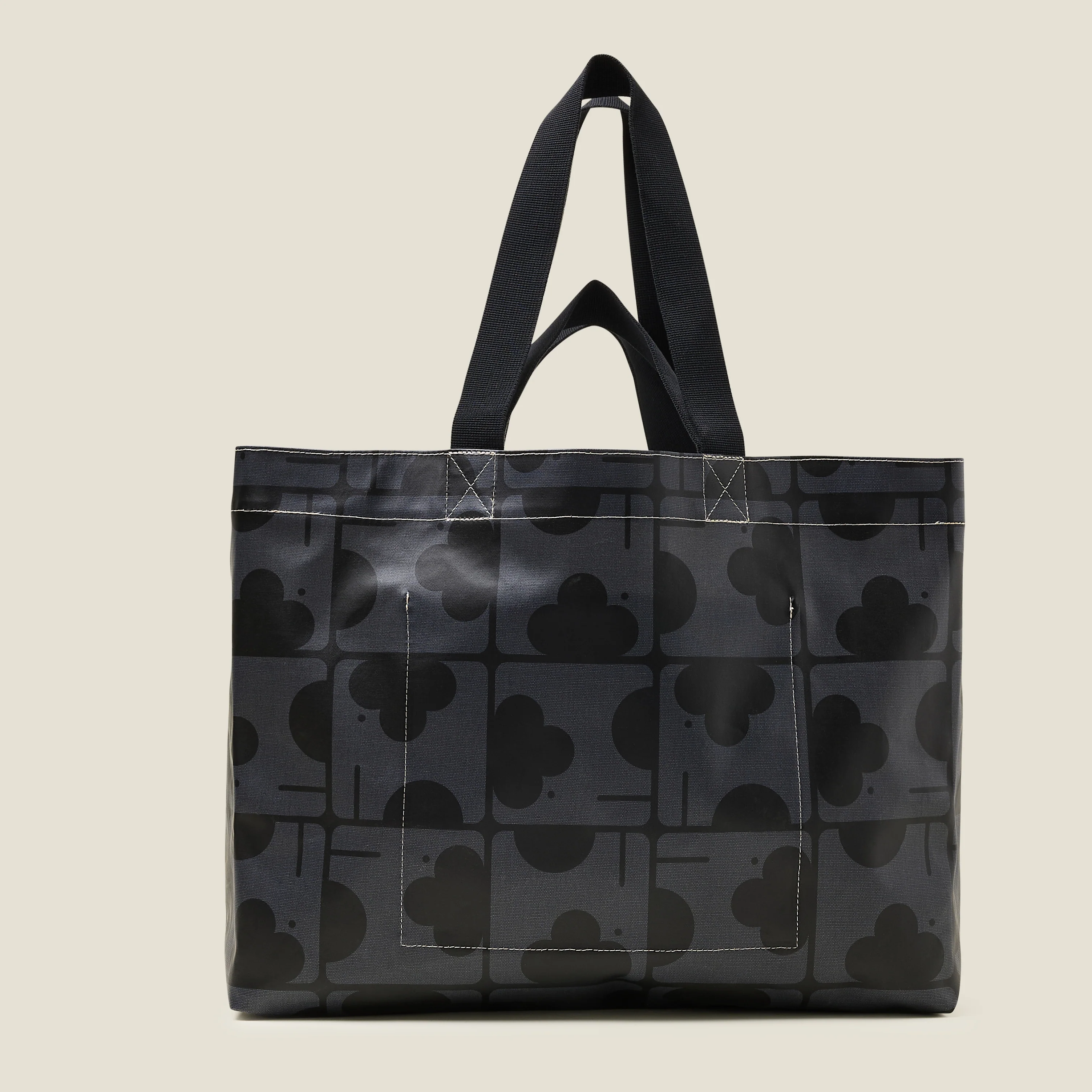 Roll out Large Tote - Elephant Maze Charcoal - Image 3
