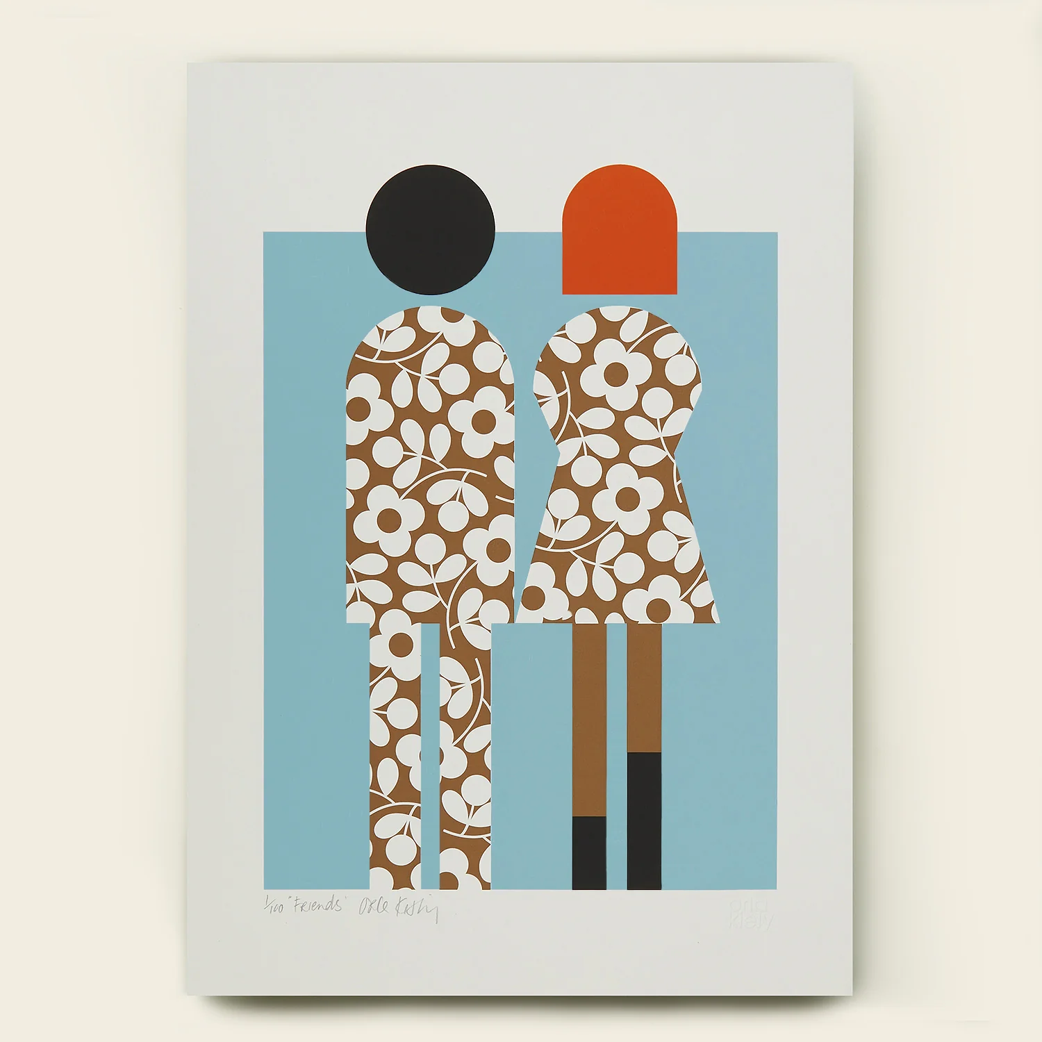 Screen Printed Artwork - Flower Friends - Image 3